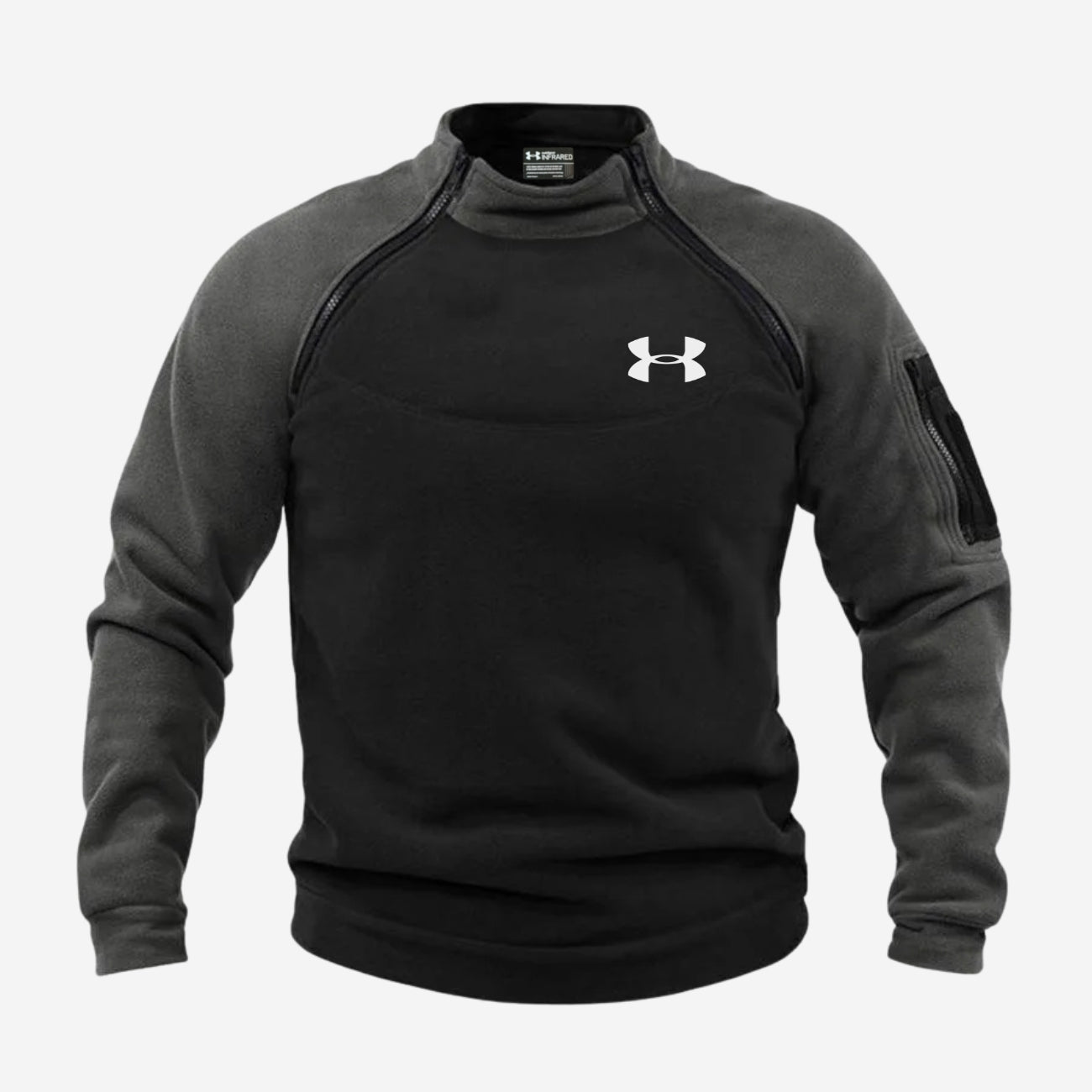 Felpa in Pile a Blocchi di Colore - SALDI