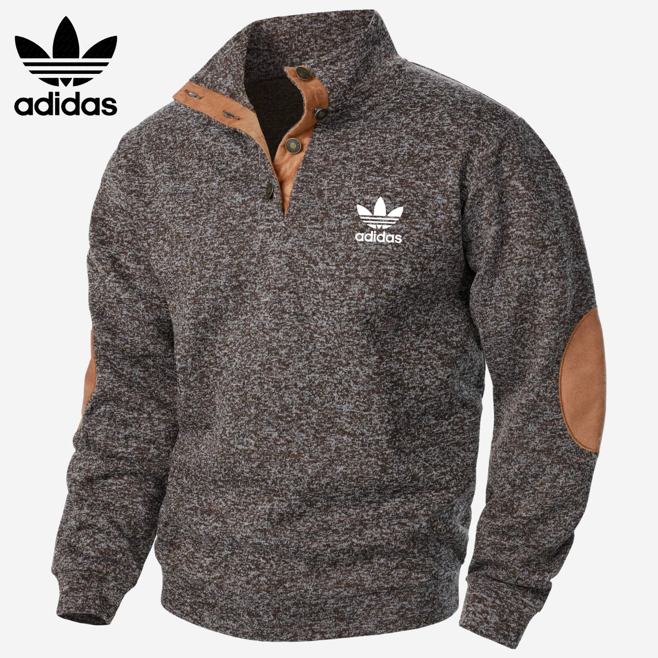 Felpa con Mezza Abbottonatura || SALDI