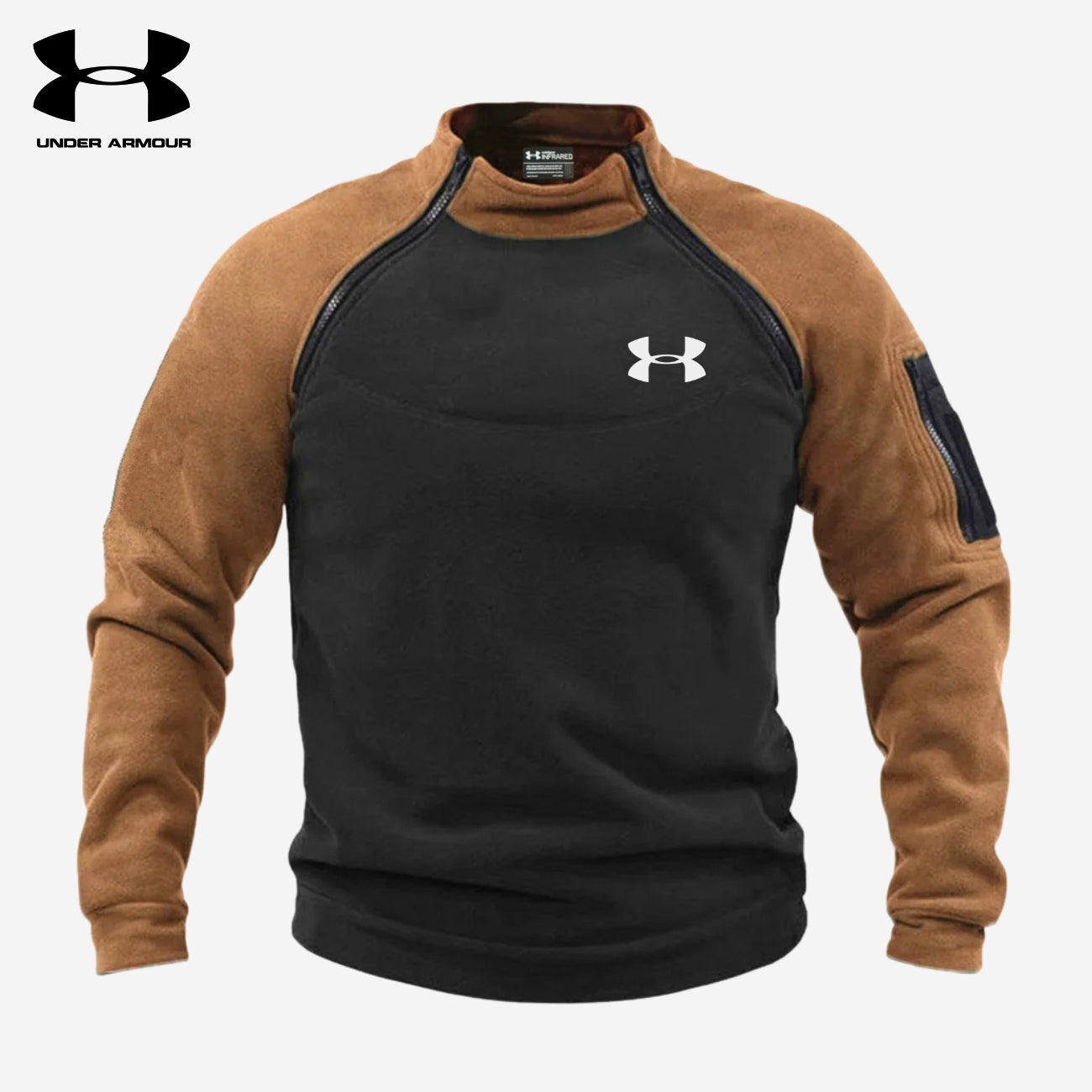 Felpa in Pile a Blocchi di Colore || SALDI