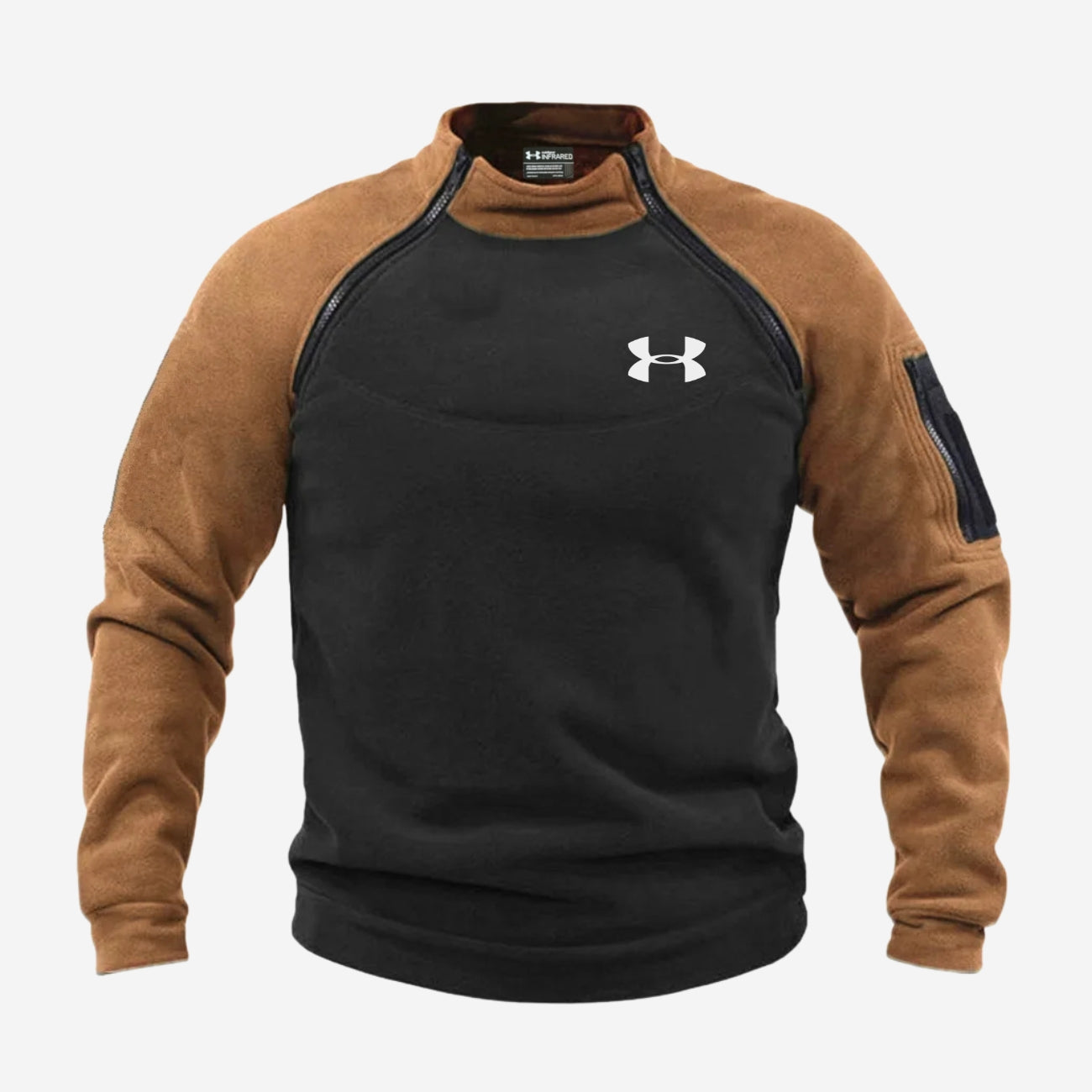 Felpa in Pile a Blocchi di Colore - SALDI