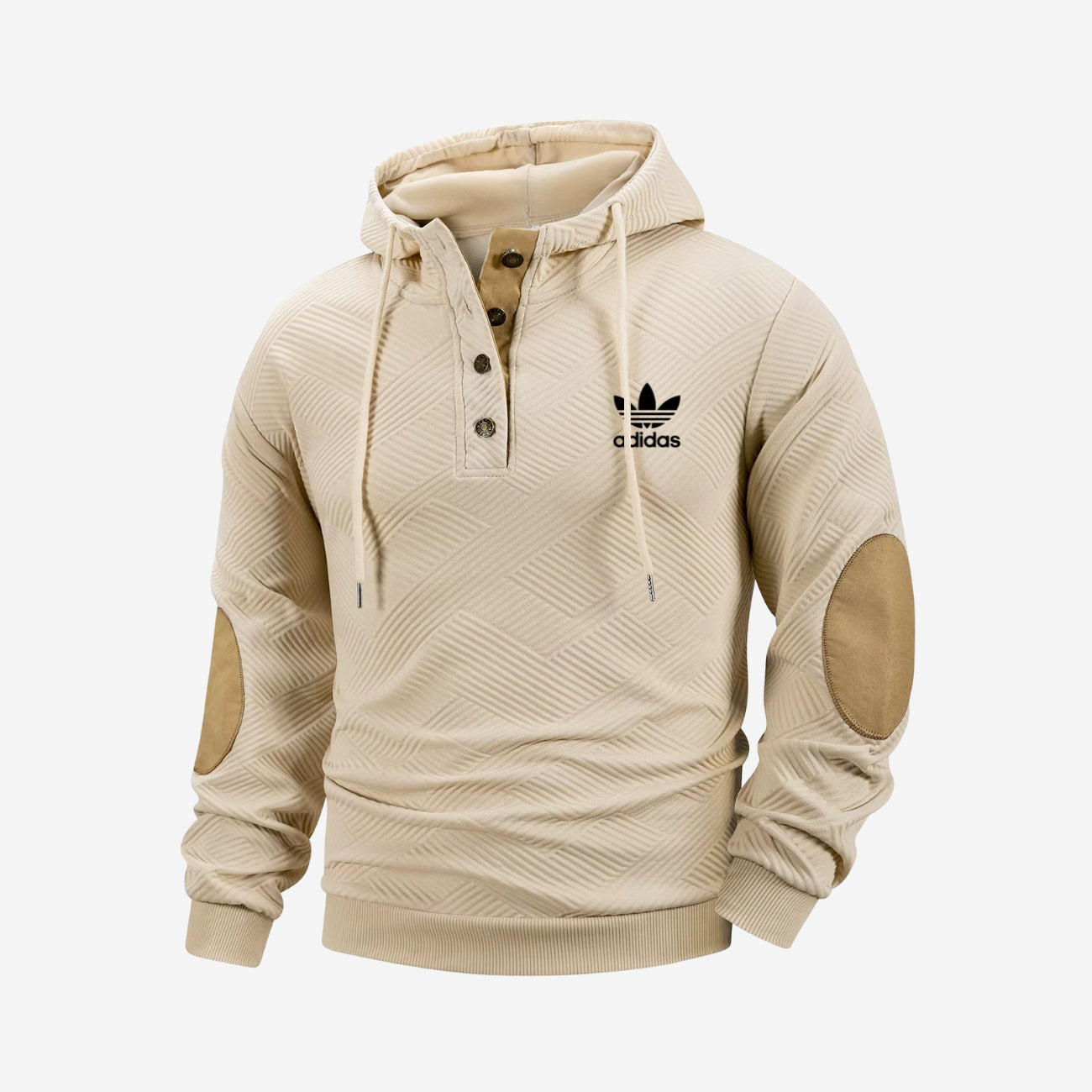 Felpa con Cappuccio e Bottoni - SALDI