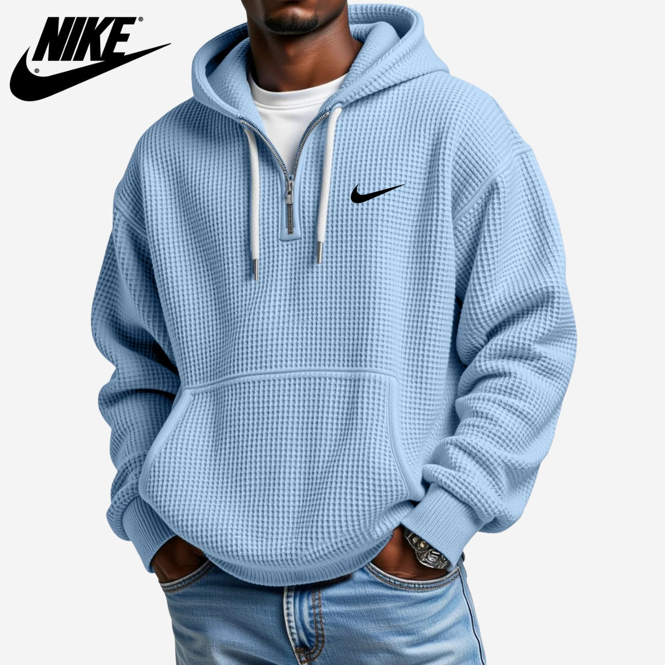 Felpa con Cappuccio Testurizzata || SALDI DI LIQUIDAZIONE