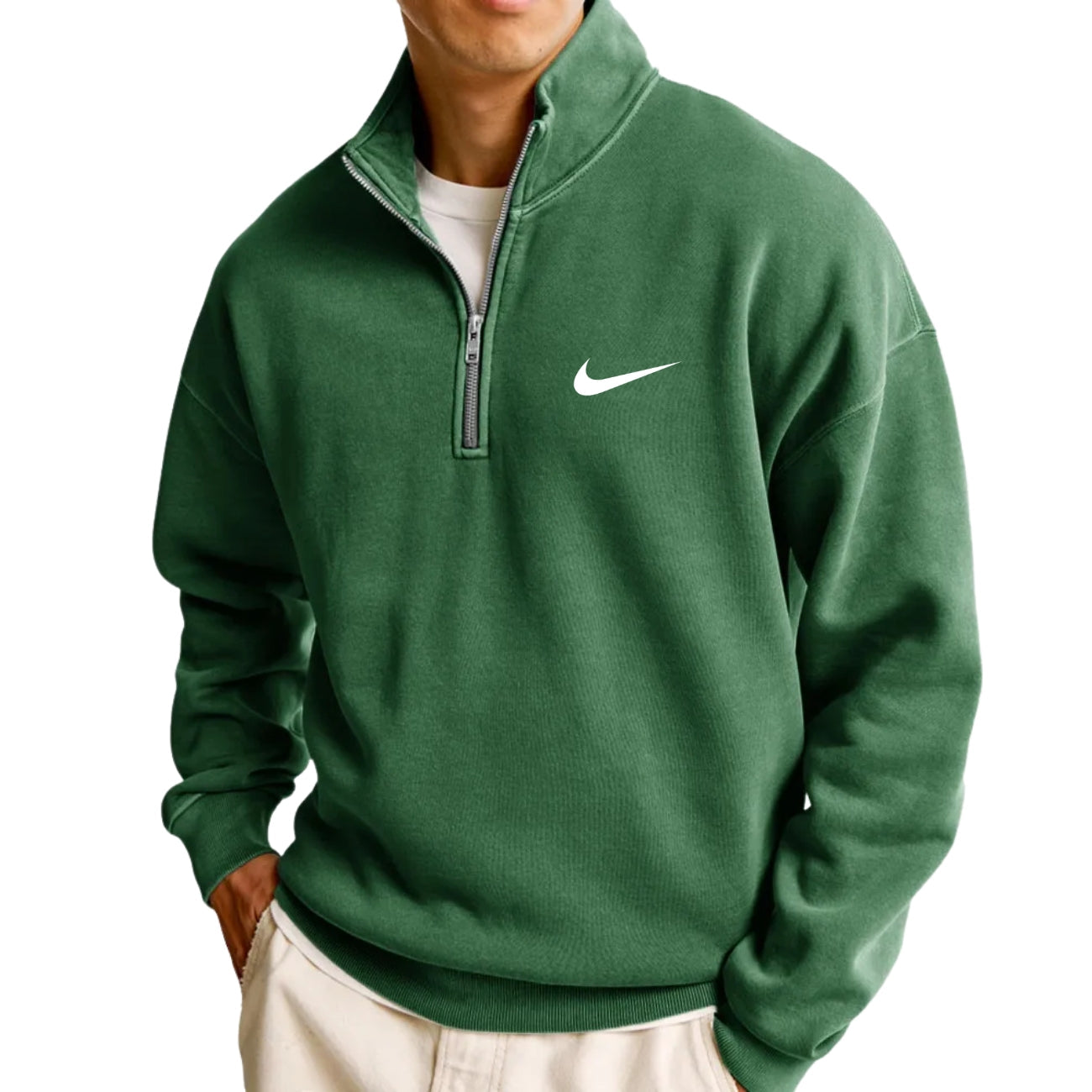 Felpa Casual con Mezza Cerniera - NUOVA COLLEZIONE