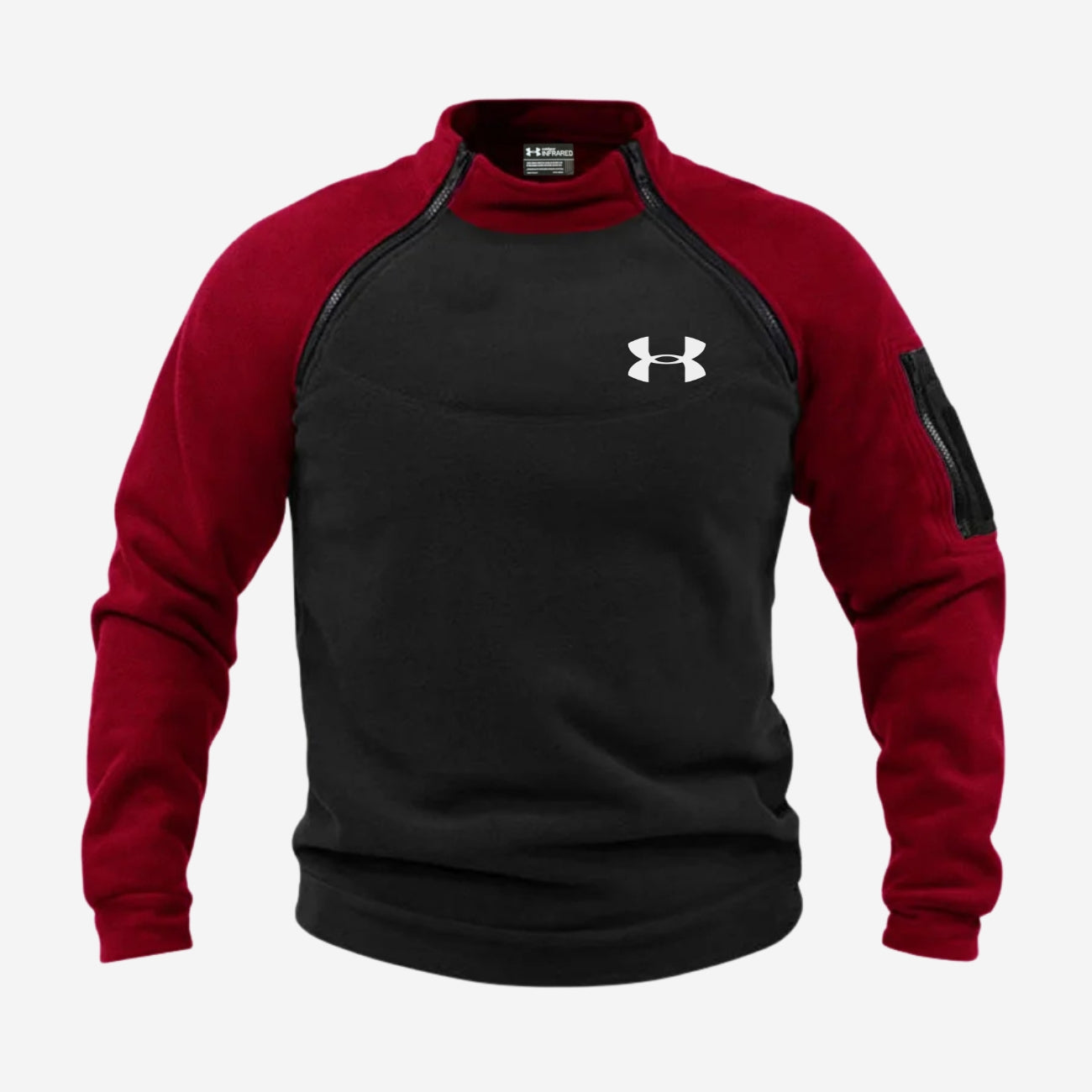 Felpa in Pile a Blocchi di Colore - SALDI