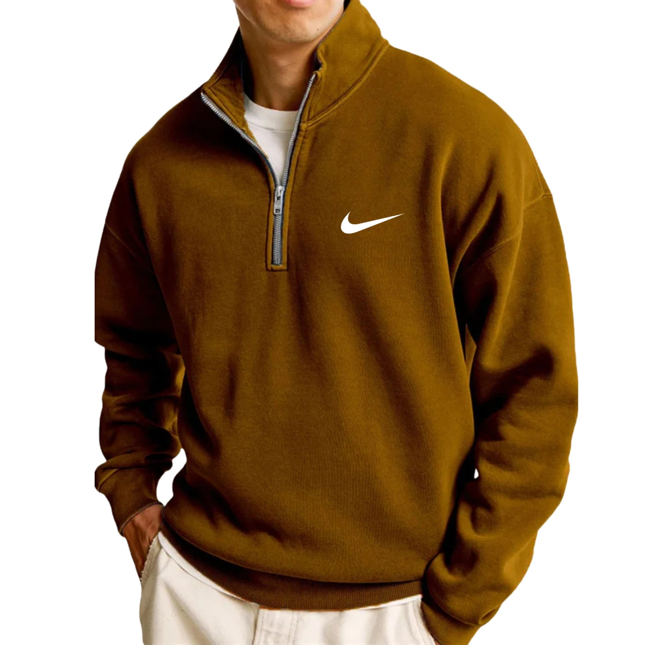 Felpa Casual con Mezza Cerniera - NUOVA COLLEZIONE