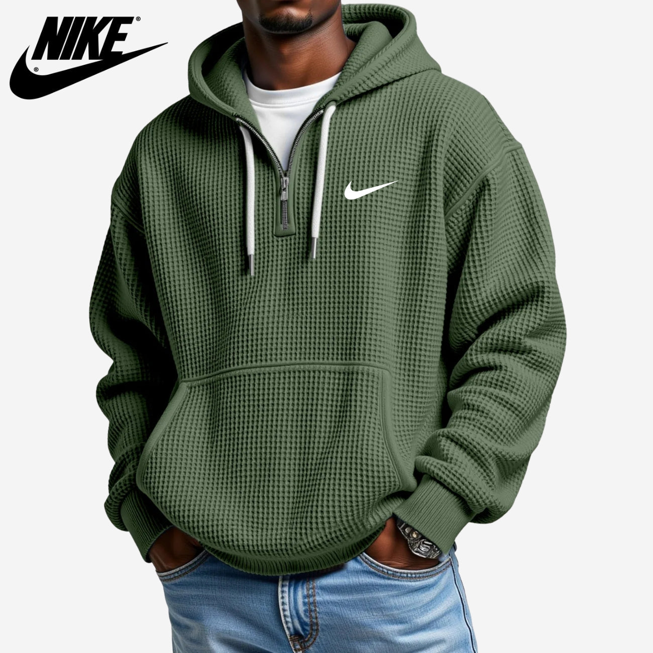 Felpa con Cappuccio Testurizzata || SALDI DI LIQUIDAZIONE