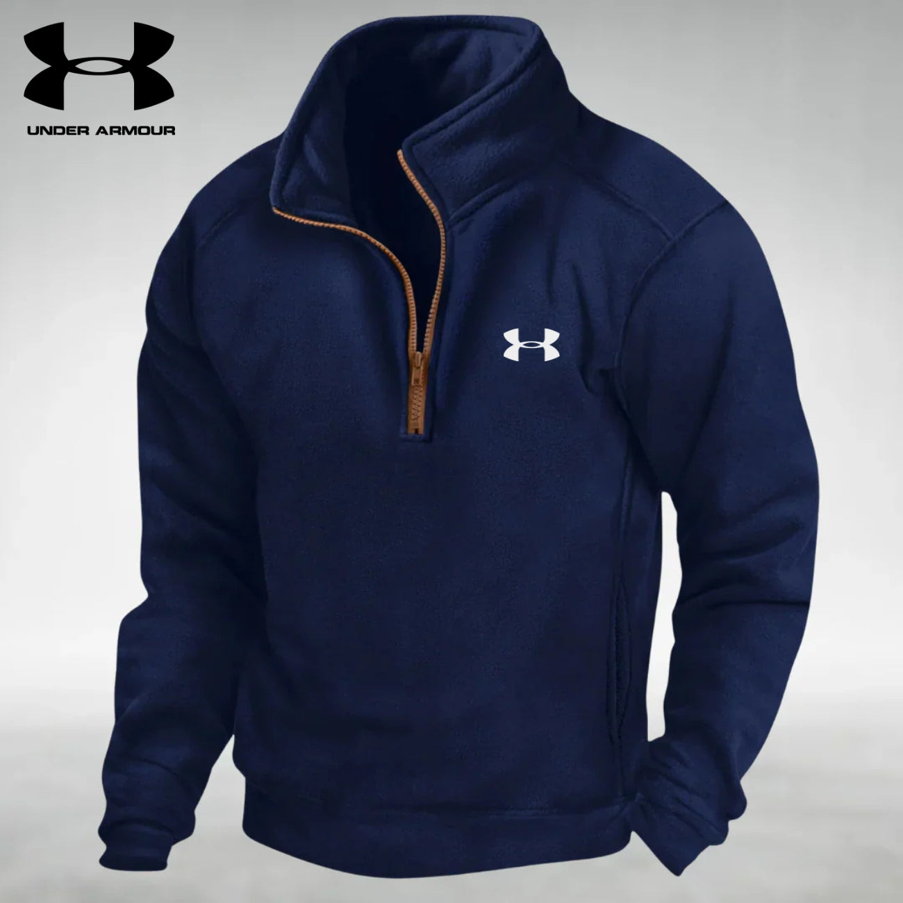 Felpa in Pile con Mezza Zip || SALDI