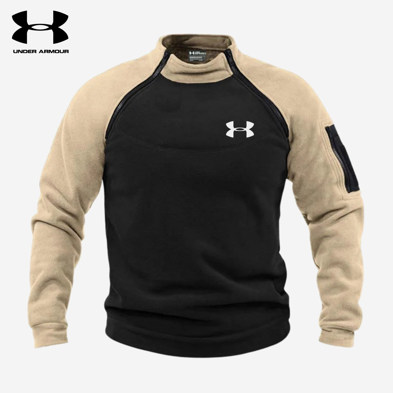 Felpa in Pile a Blocchi di Colore || SALDI