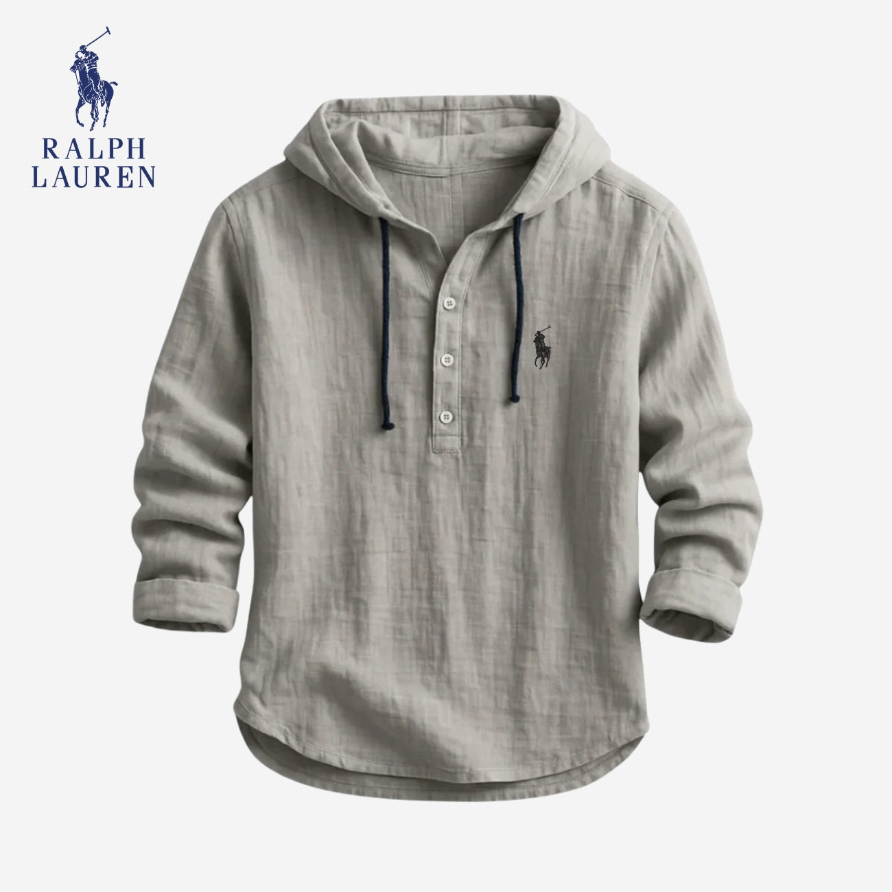 Felpa con cappuccio in lino || SVENDITA DI MAGAZZINO