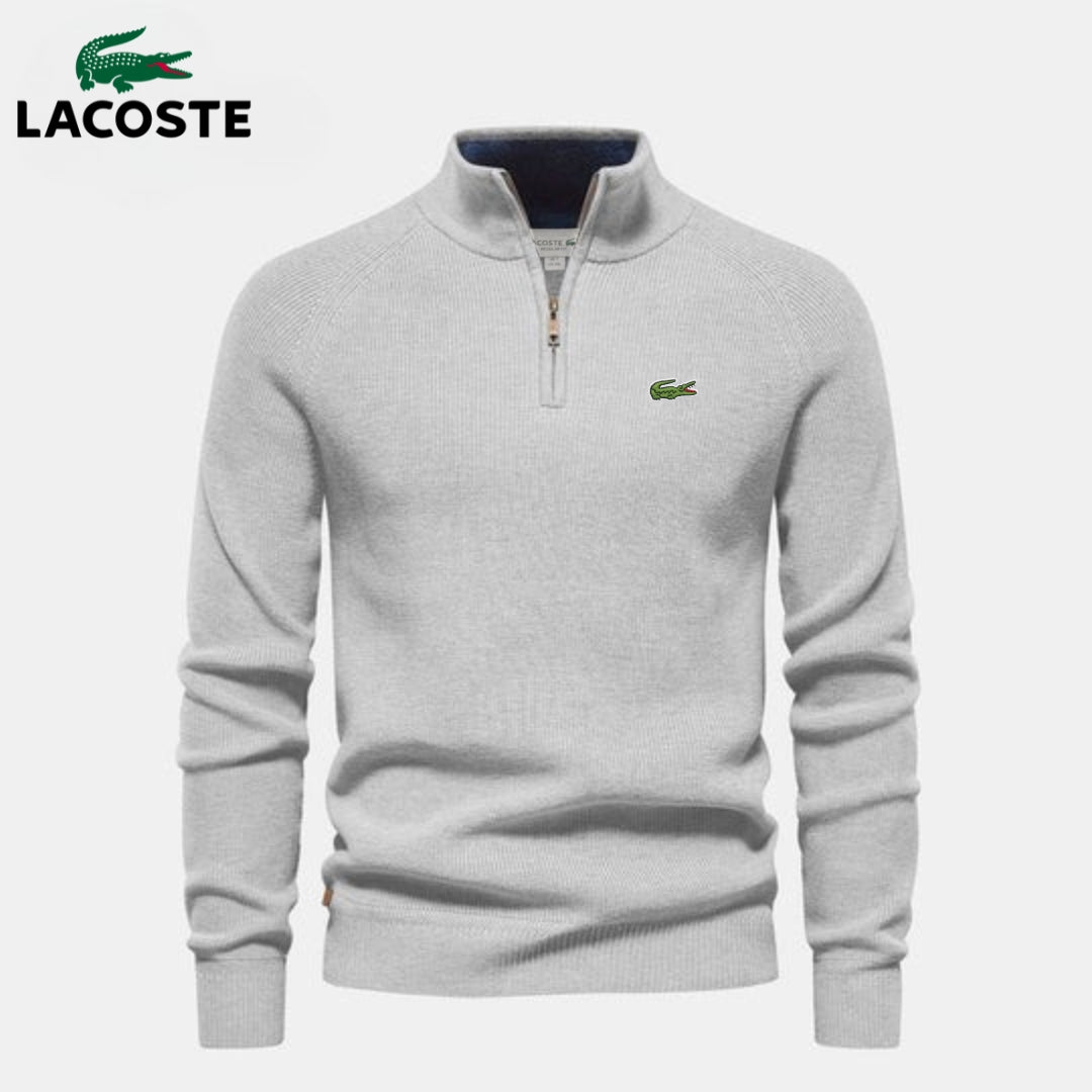 Maglione con mezza zip