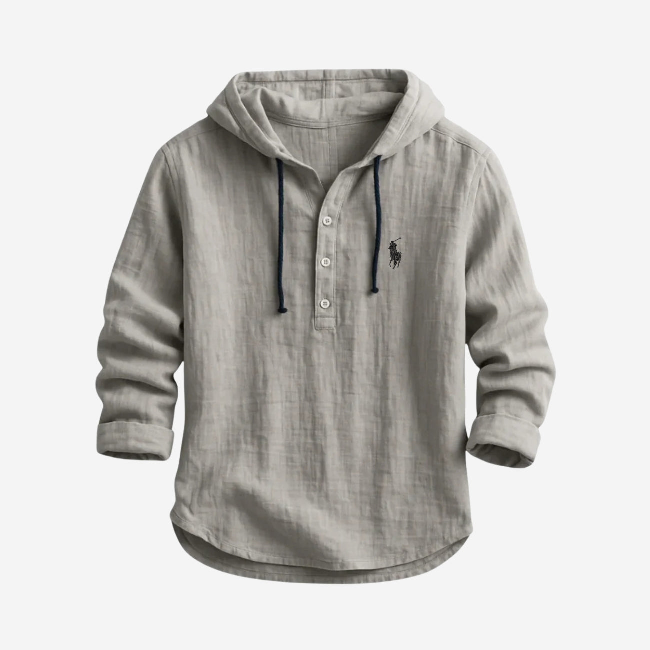 FELPA CON CAPPUCCIO IN LINO - SVENDITA DI MAGAZZINO