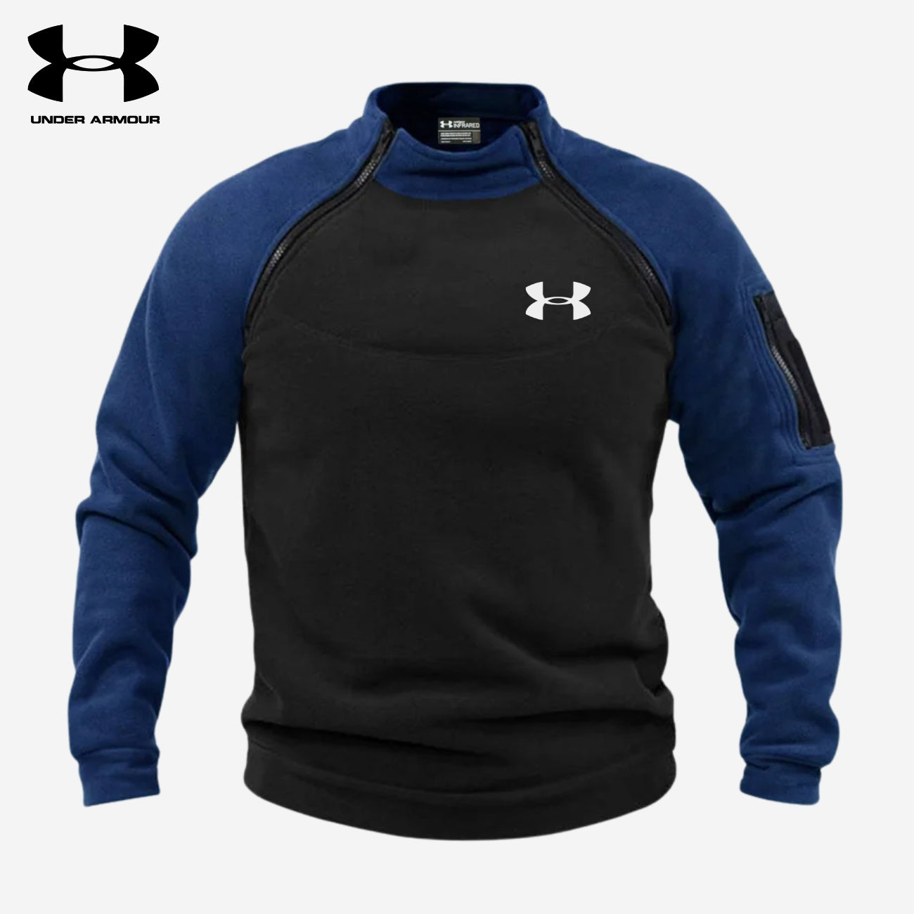 Felpa in Pile a Blocchi di Colore || SALDI