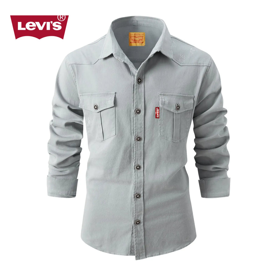 Camicia a Maniche Lunghe da Uomo