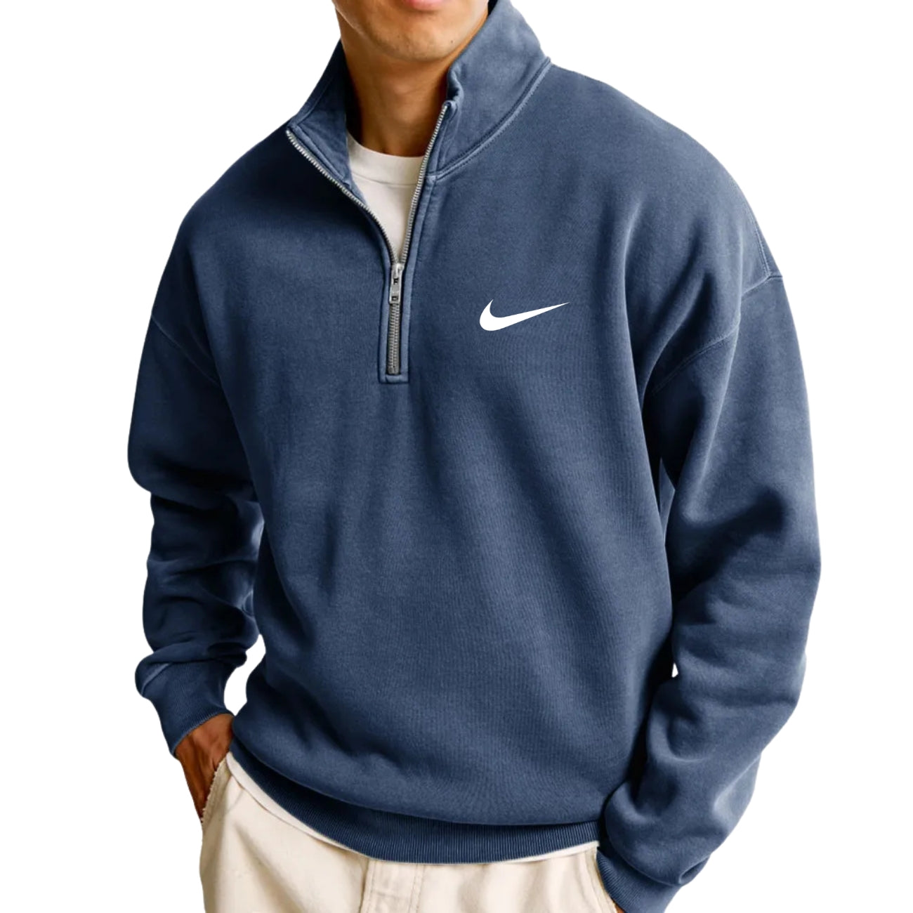 Felpa Casual con Mezza Cerniera - NUOVA COLLEZIONE