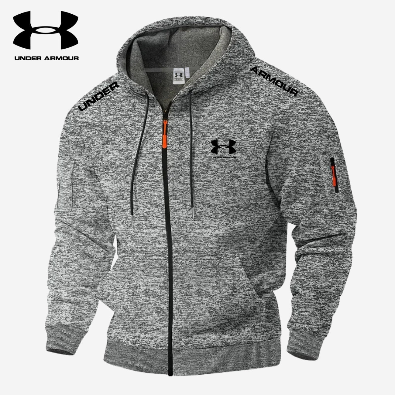 Felpa con cappuccio casual con zip || Svendita Totale