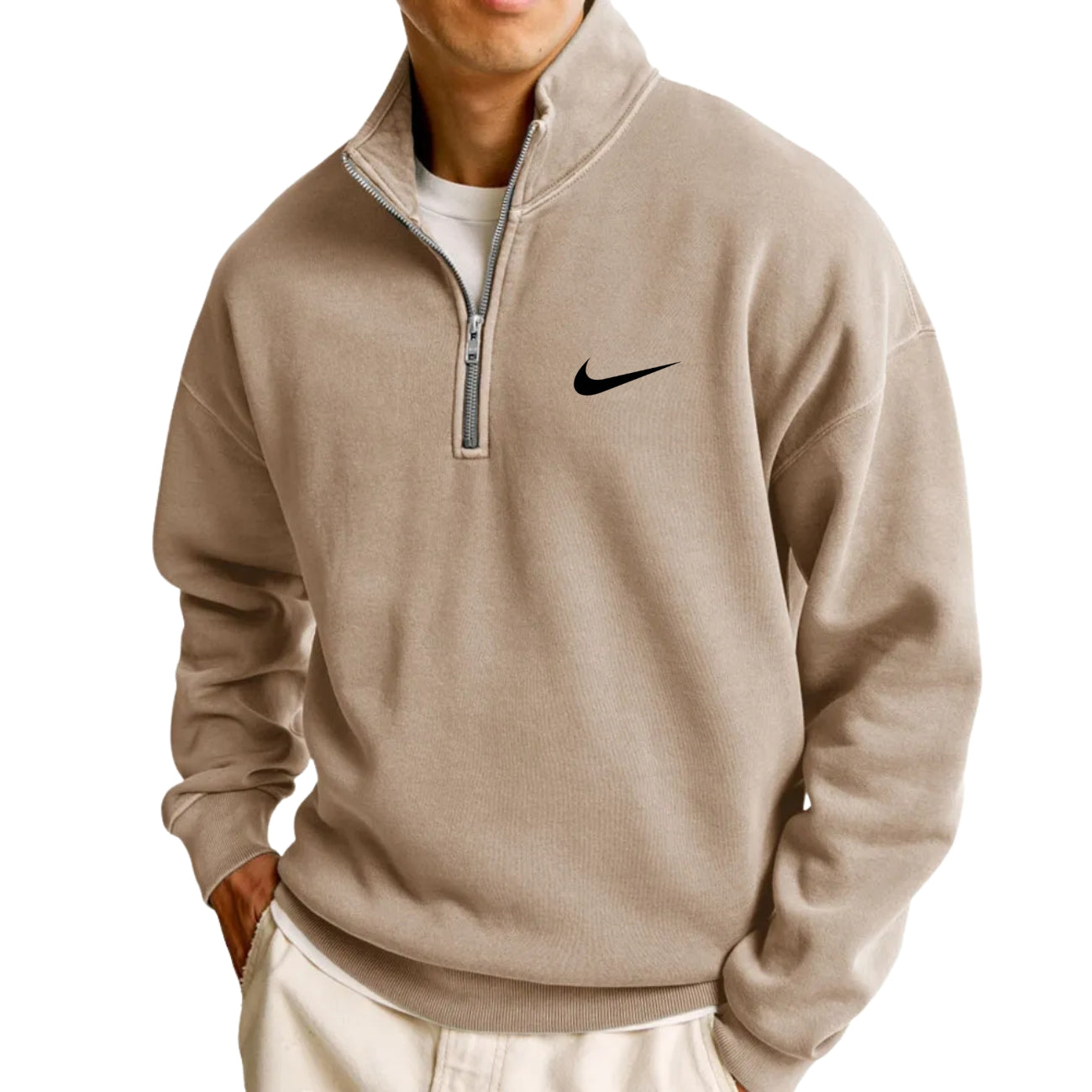 Felpa Casual con Mezza Cerniera - NUOVA COLLEZIONE
