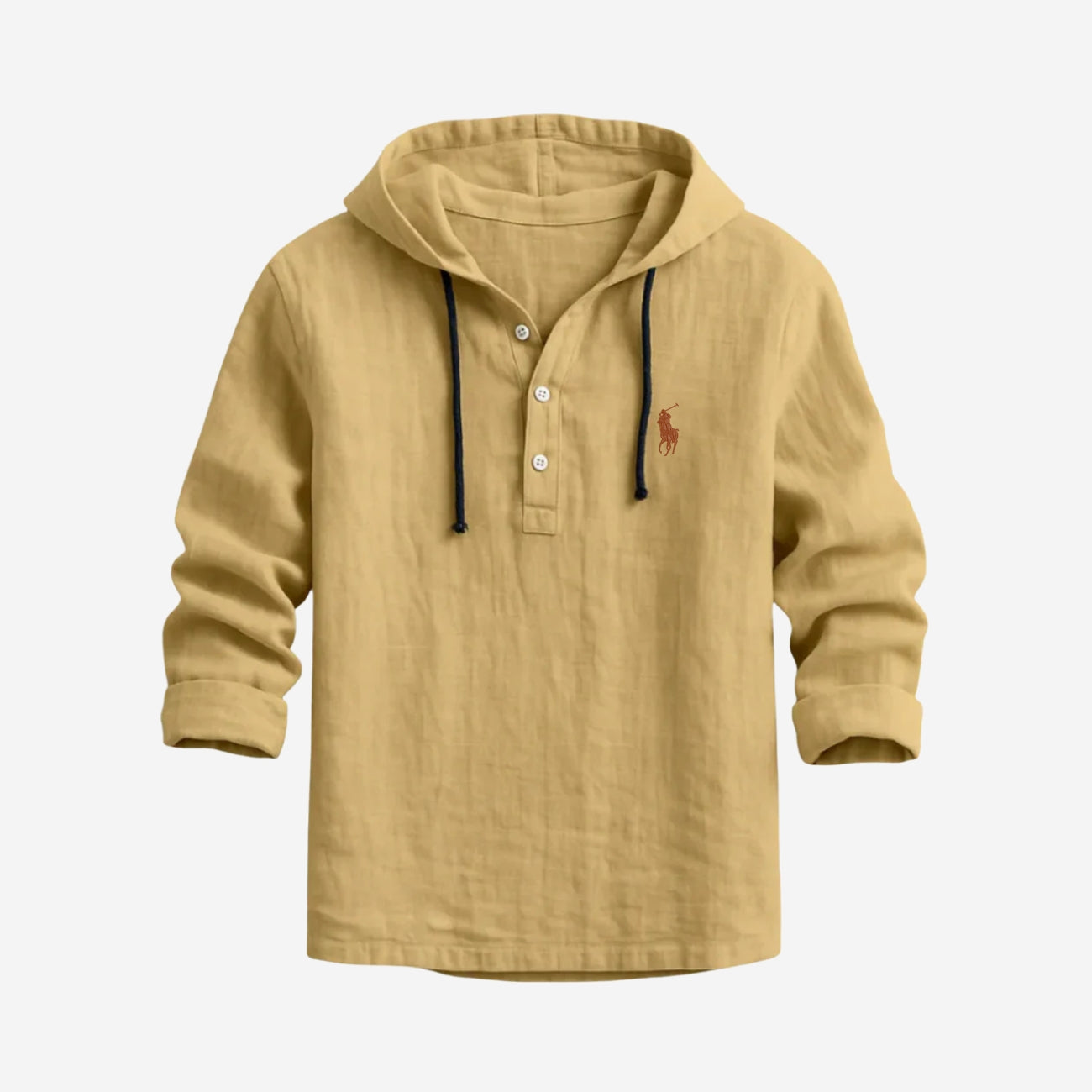 FELPA CON CAPPUCCIO IN LINO - SVENDITA DI MAGAZZINO