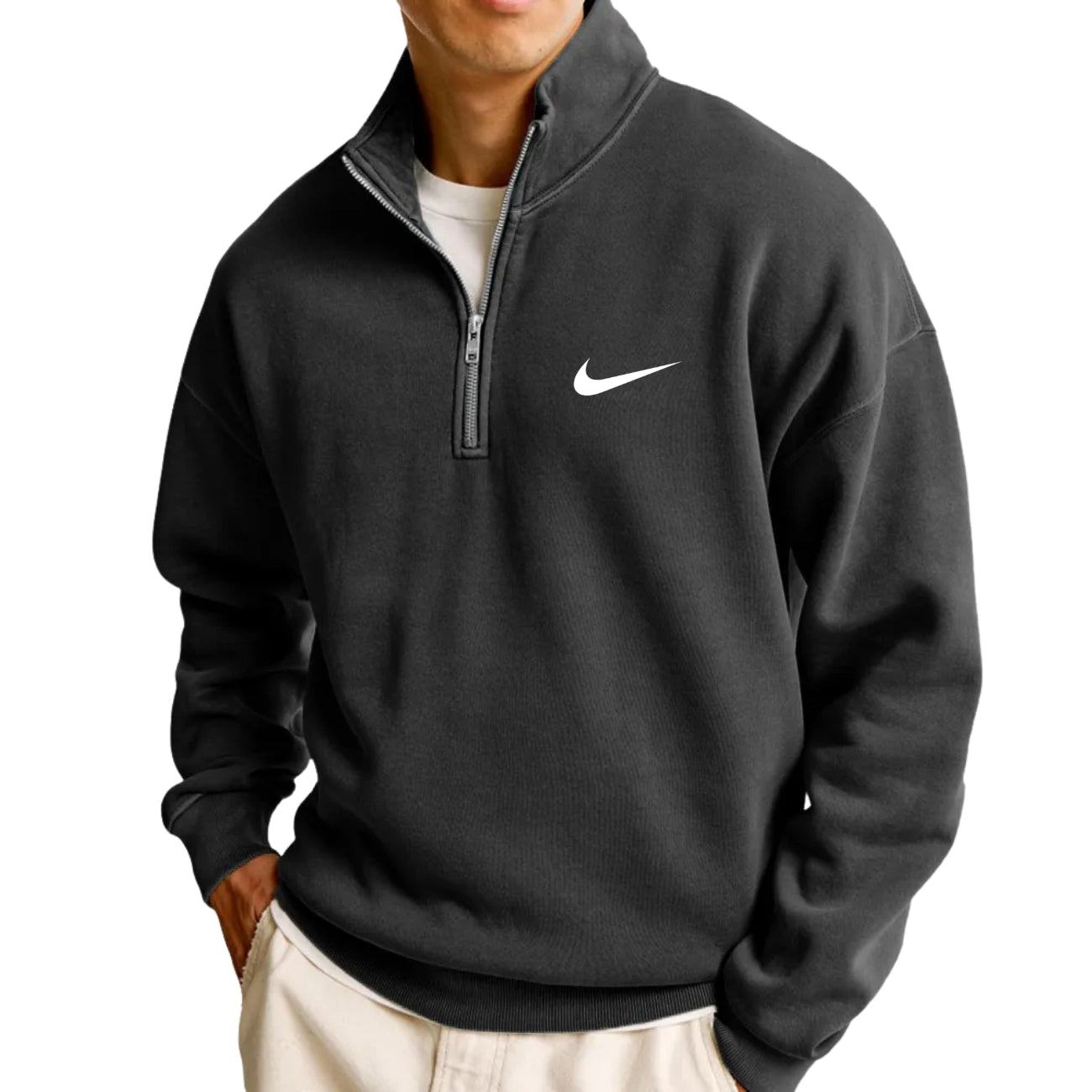 Felpa Casual con Mezza Cerniera - NUOVA COLLEZIONE