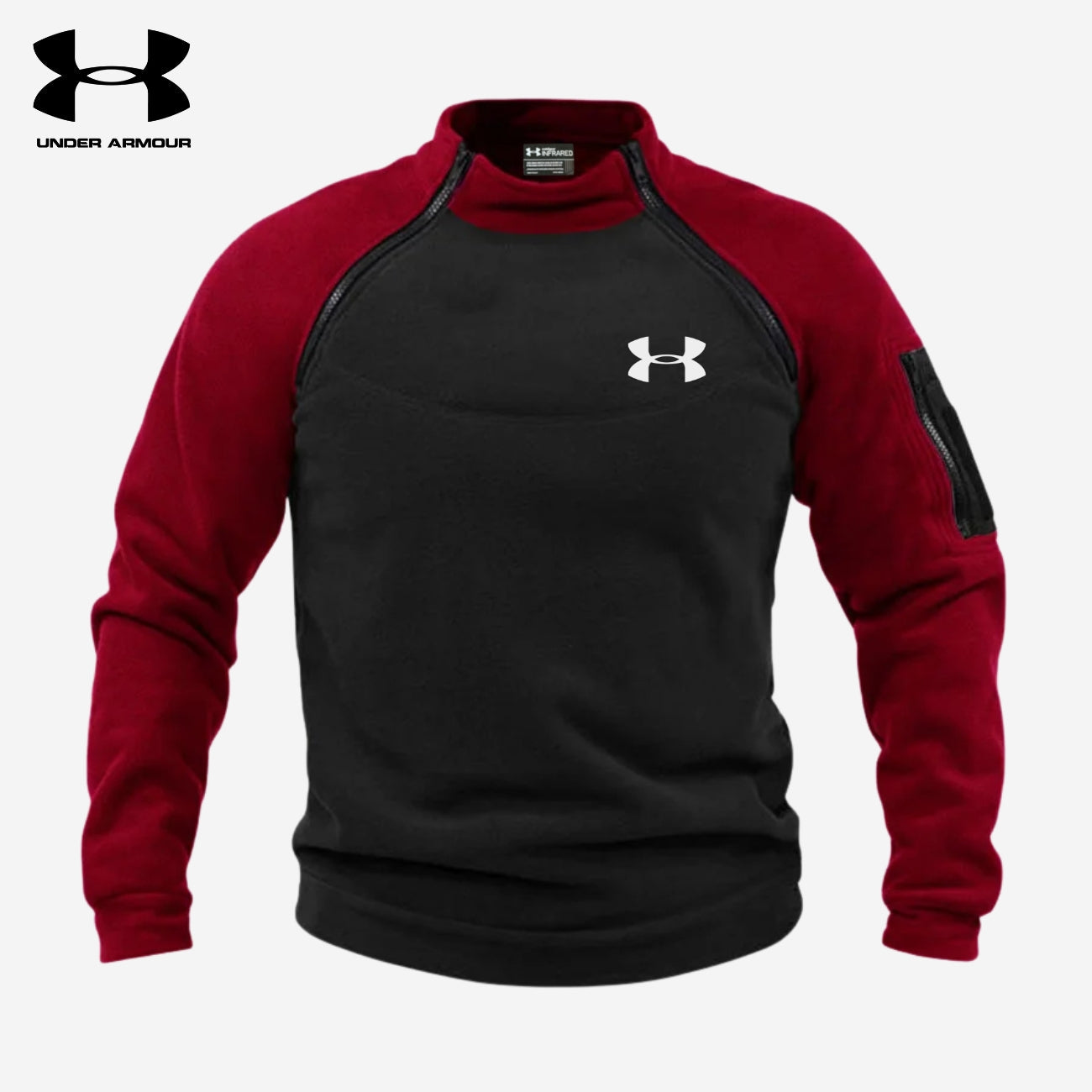 Felpa in Pile a Blocchi di Colore || SALDI