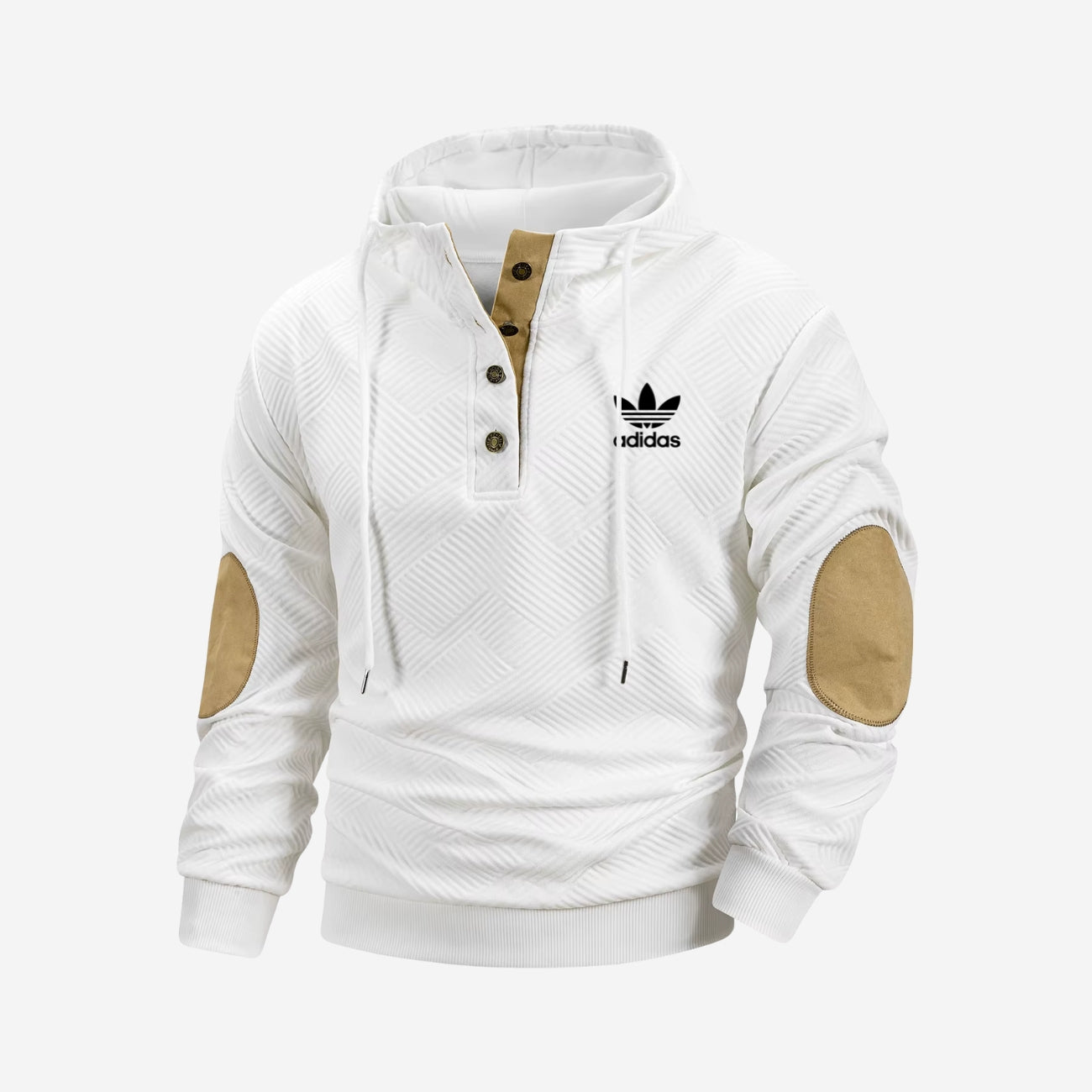 Felpa con Cappuccio e Bottoni - SALDI