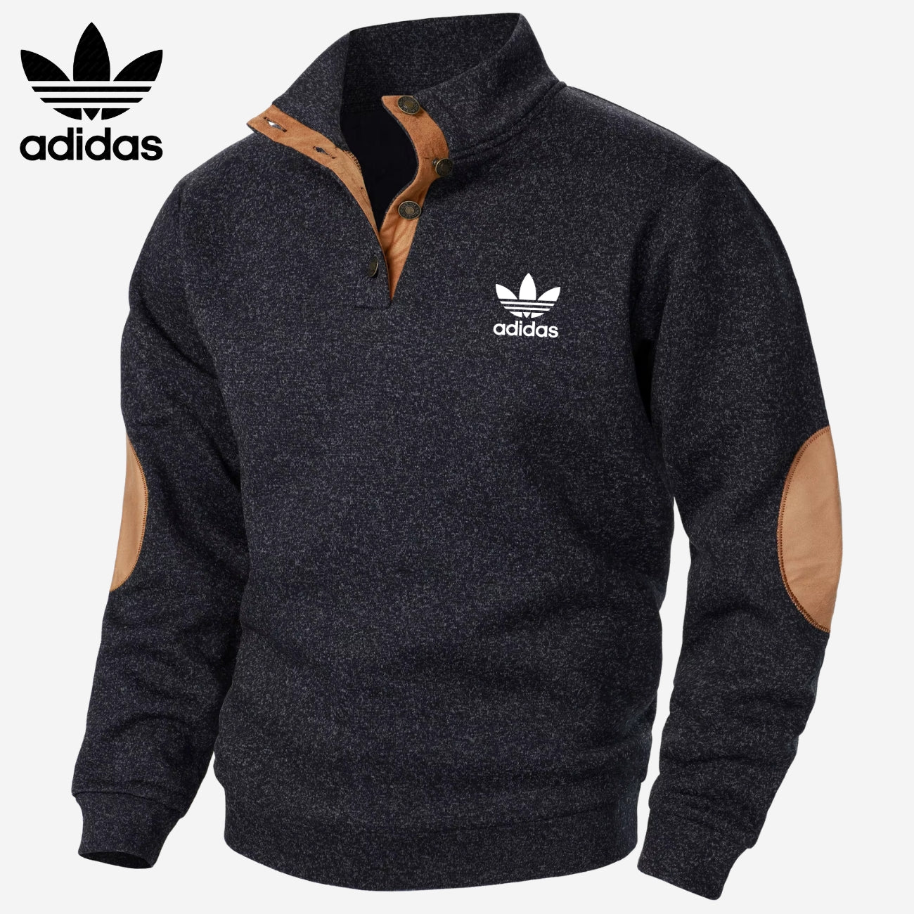 Felpa con Mezza Abbottonatura || SALDI