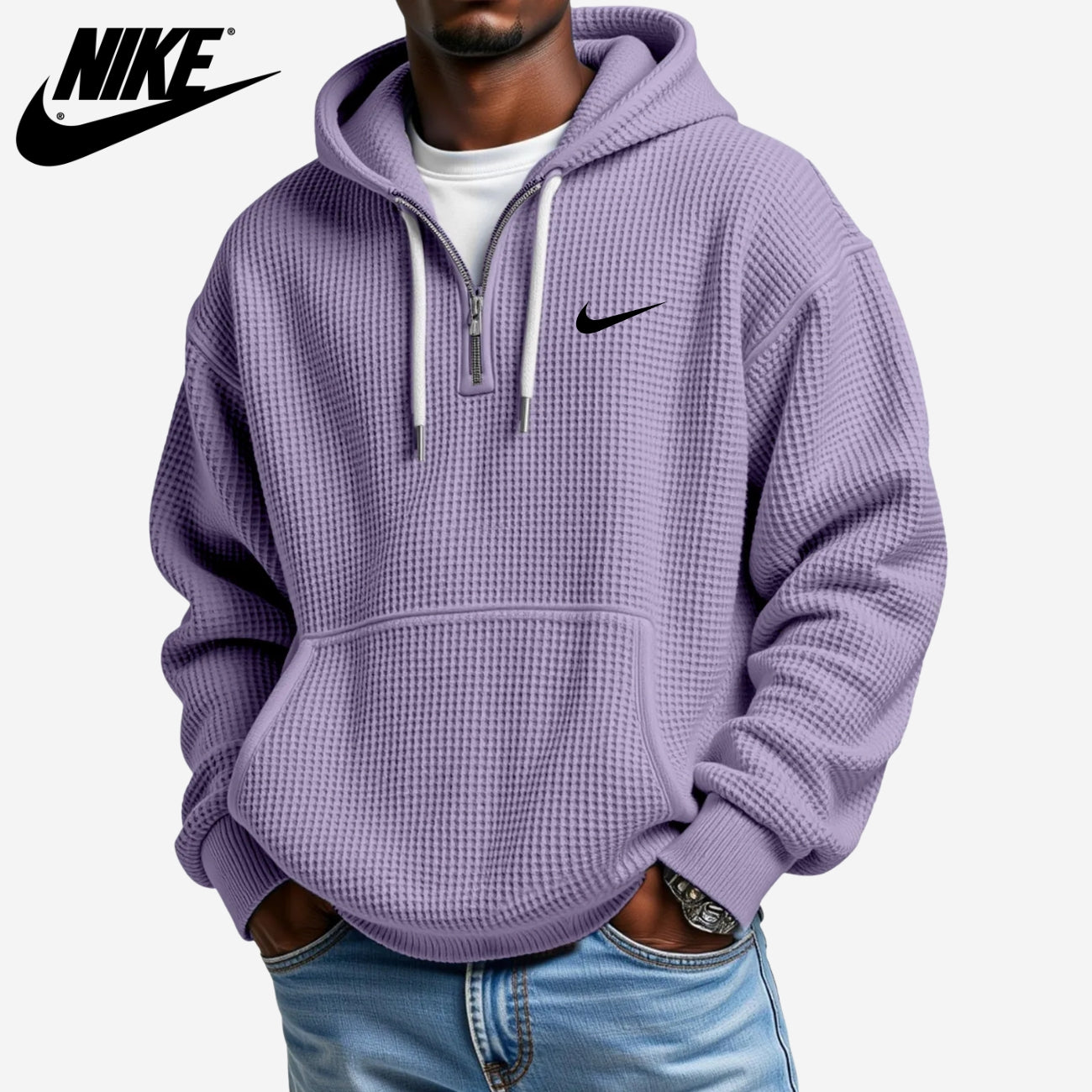 Felpa con Cappuccio Testurizzata || SALDI DI LIQUIDAZIONE