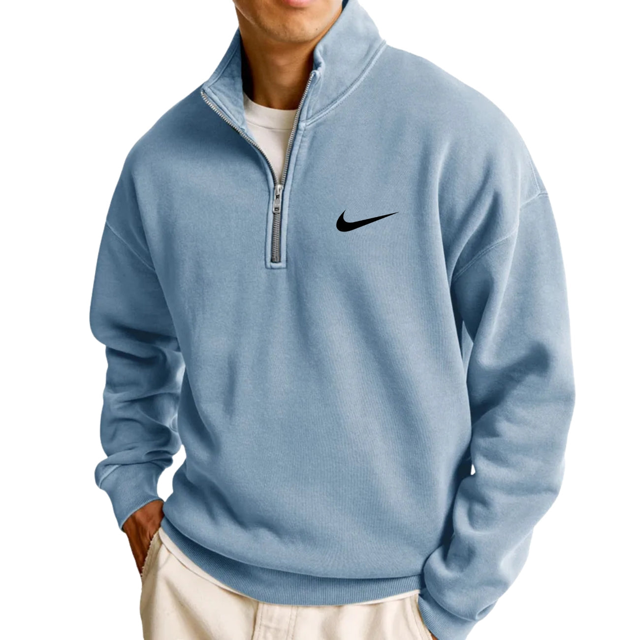 Felpa Casual con Mezza Cerniera - NUOVA COLLEZIONE