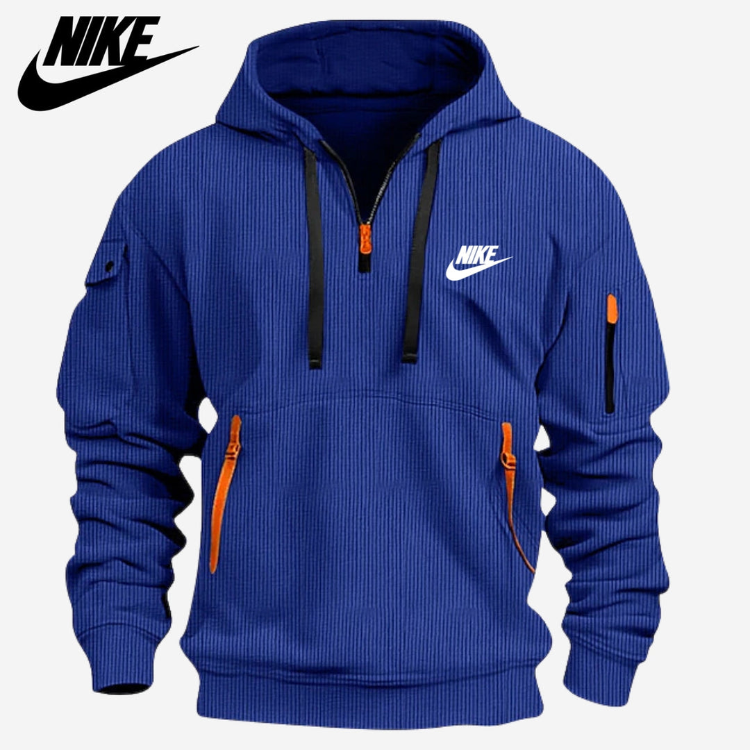 Felpa con Cappuccio con Più Tasche e Cerniera || SALDI