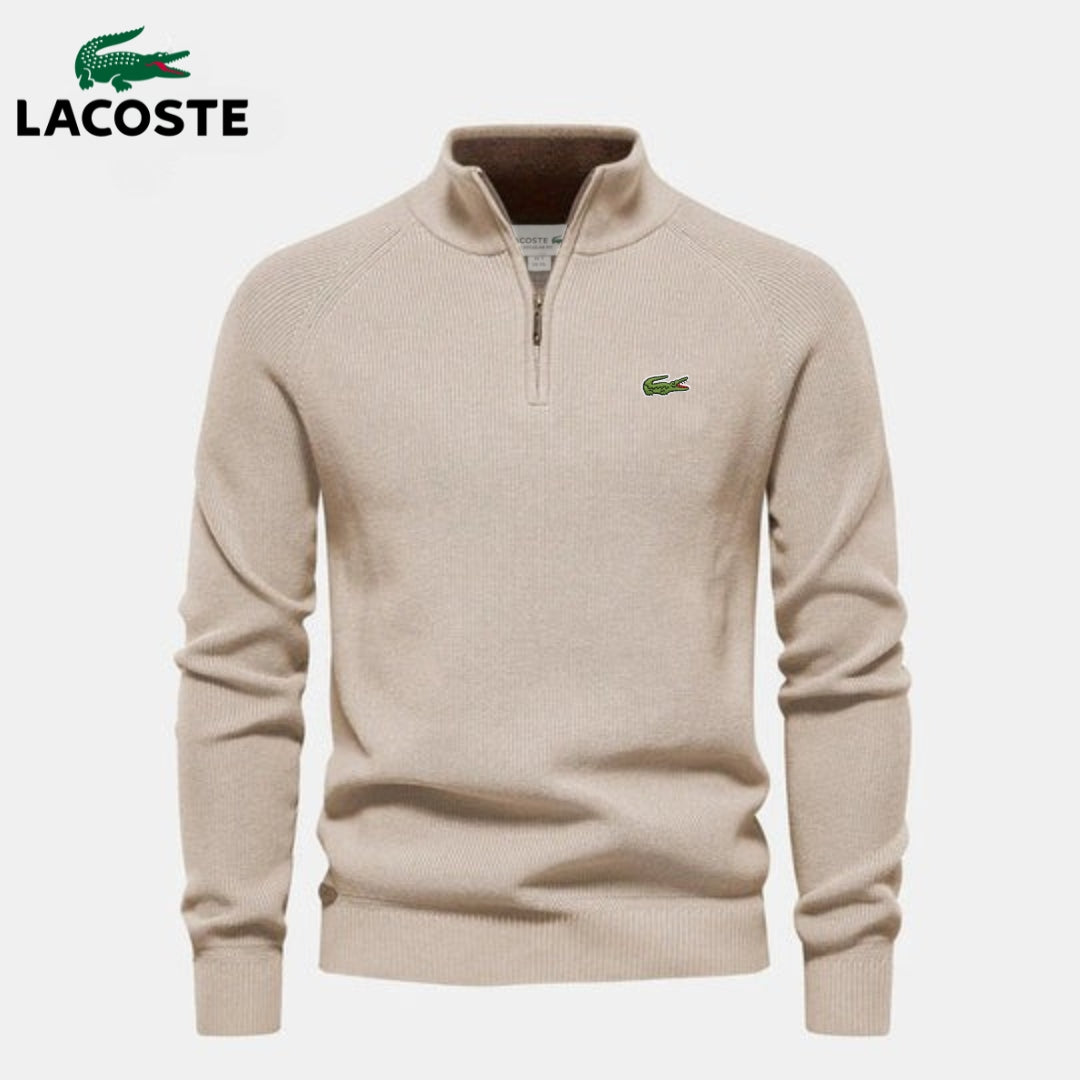 Maglione con mezza zip