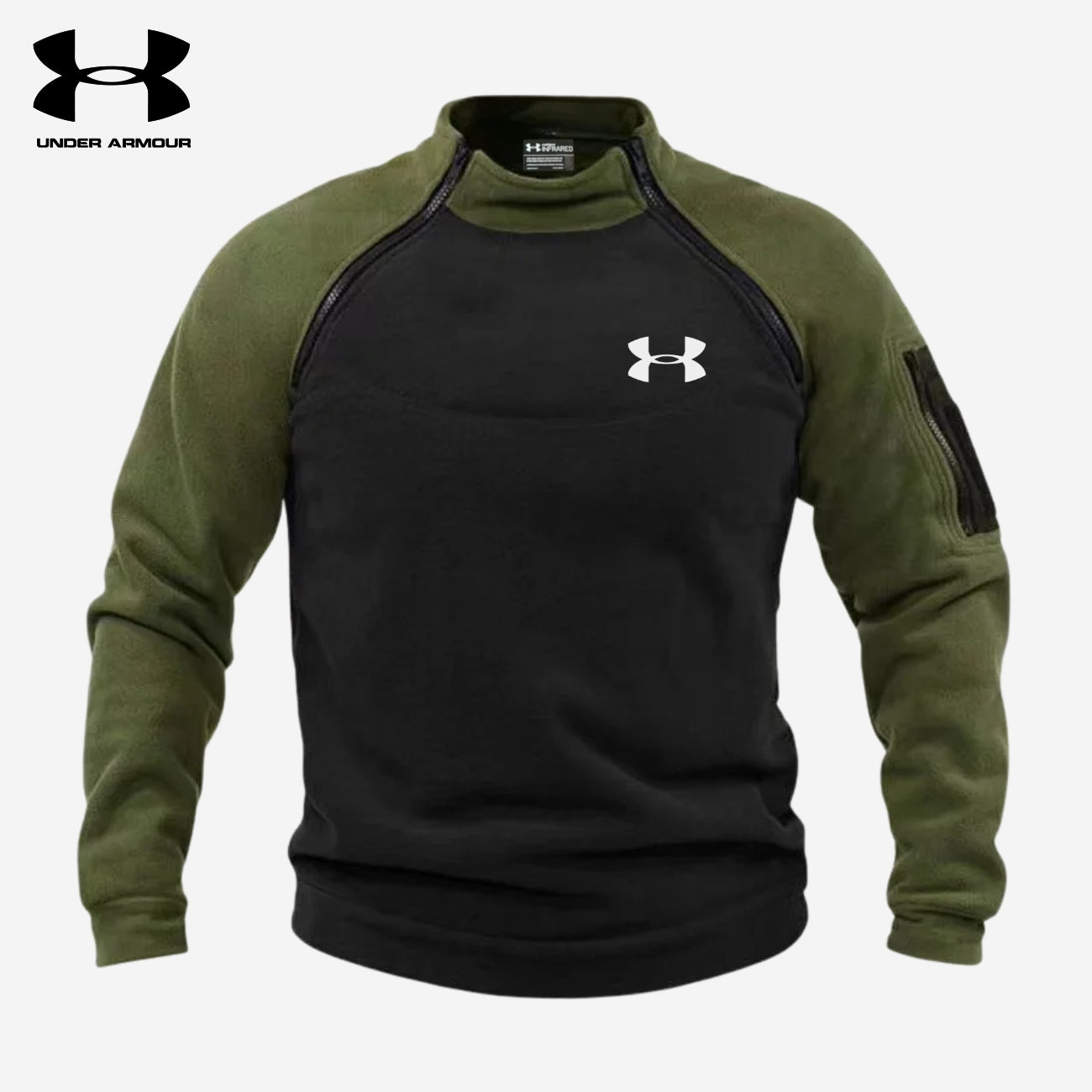 Felpa in Pile a Blocchi di Colore || SALDI