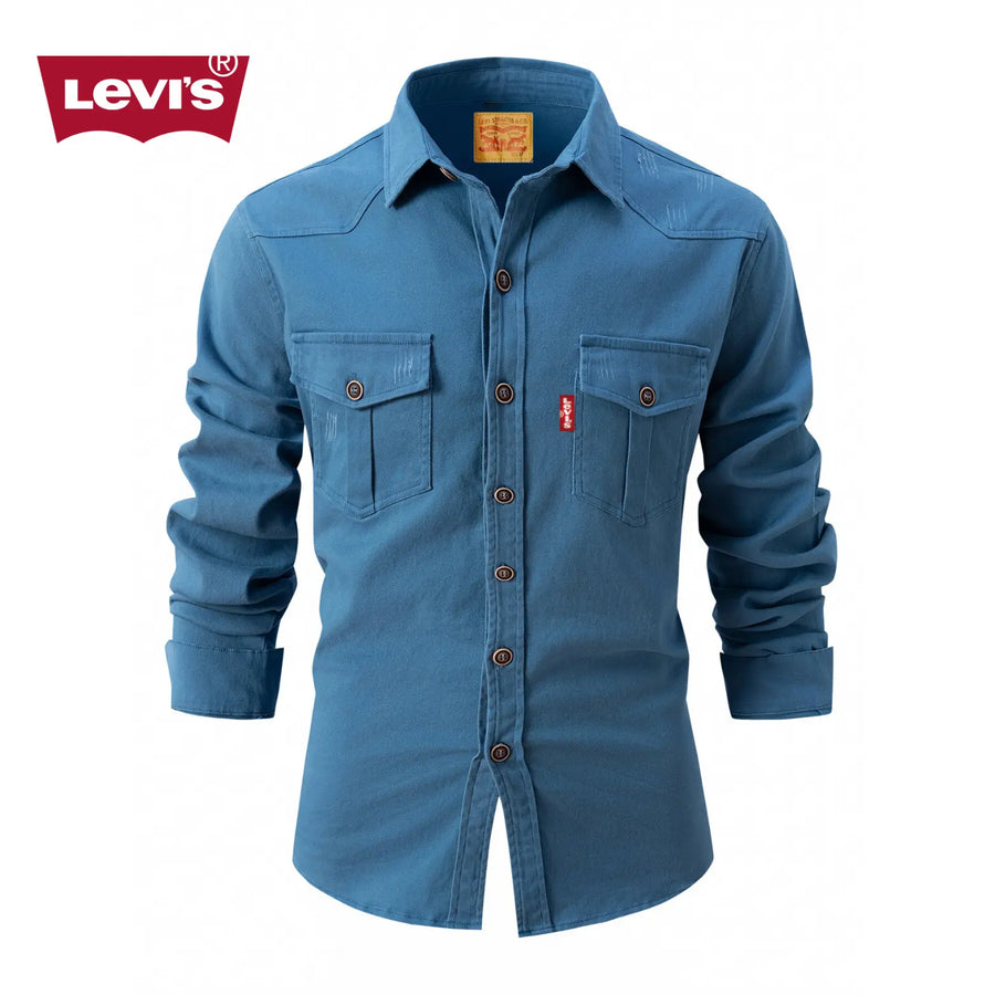 Camicia a Maniche Lunghe da Uomo