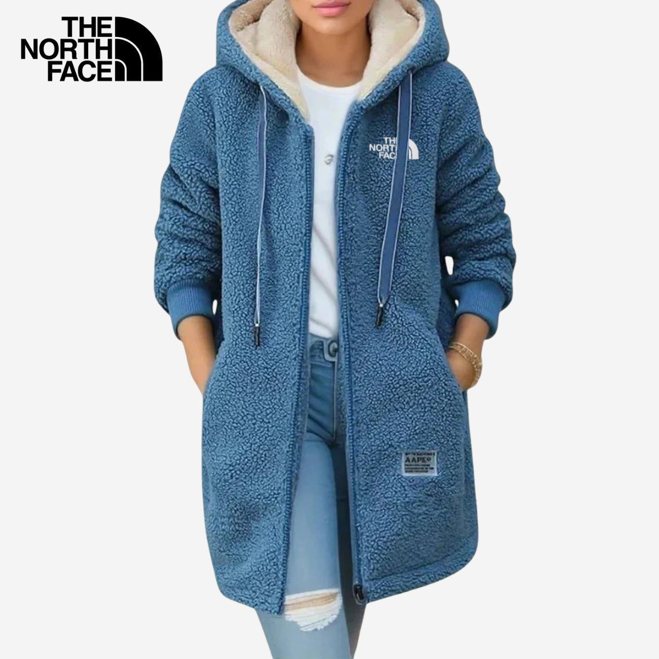 Cappotto in Pile con Cappuccio || SALDI DI LIQUIDAZIONE