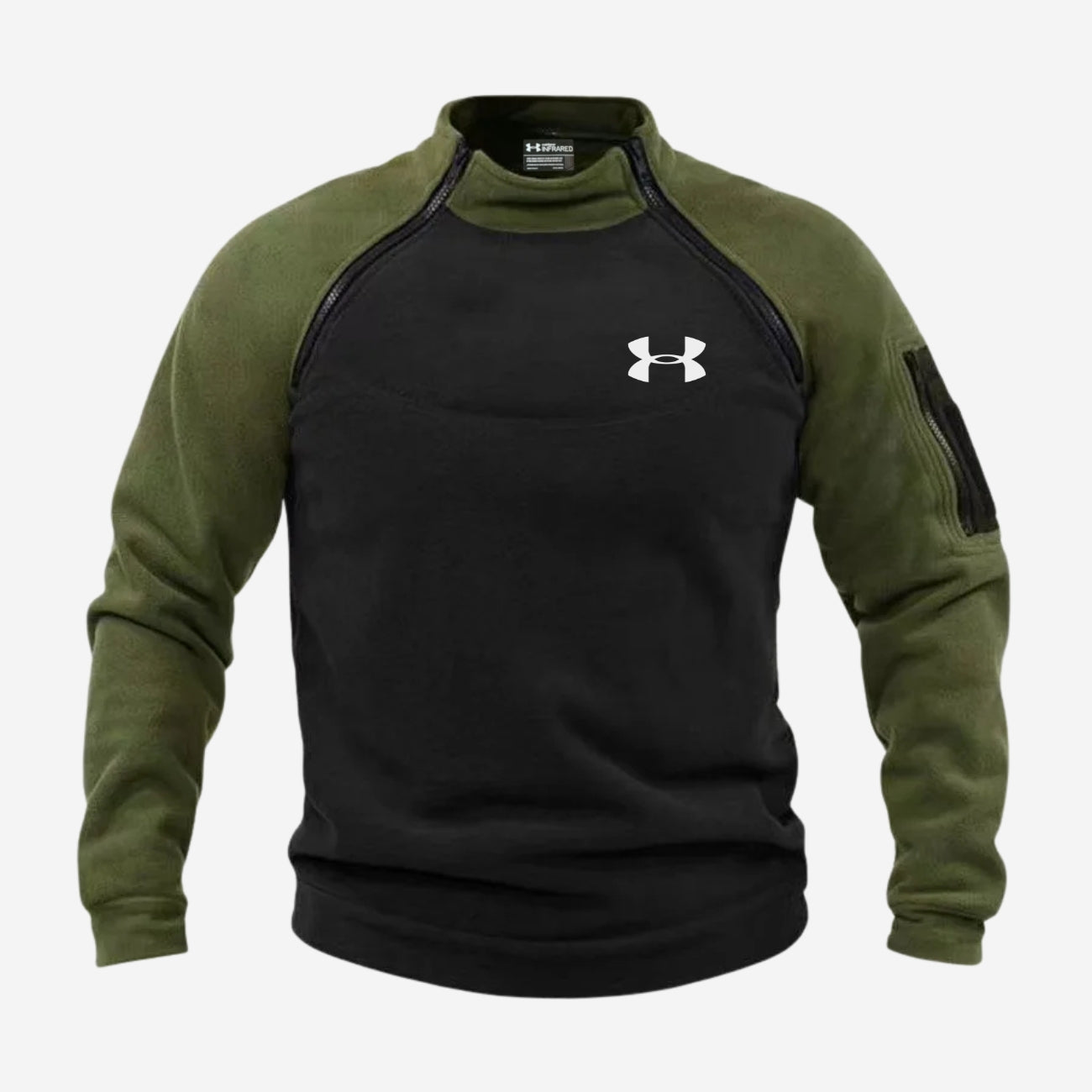 Felpa in Pile a Blocchi di Colore - SALDI