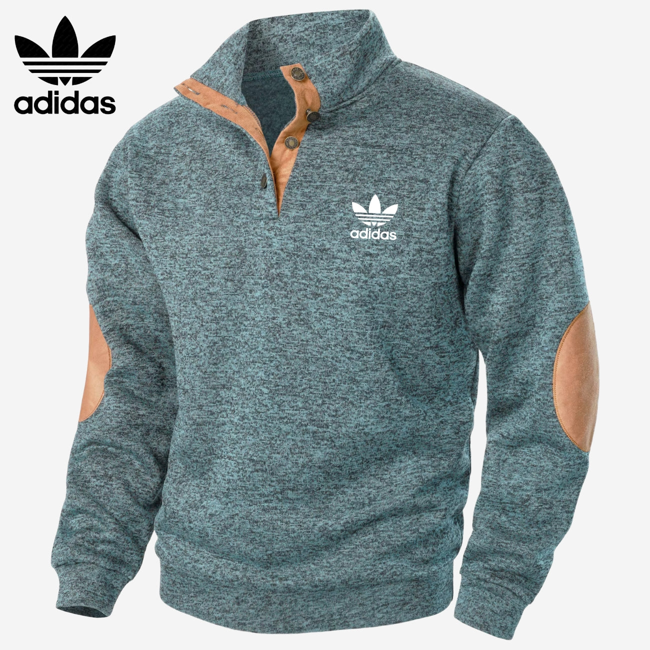 Felpa con Mezza Abbottonatura || SALDI