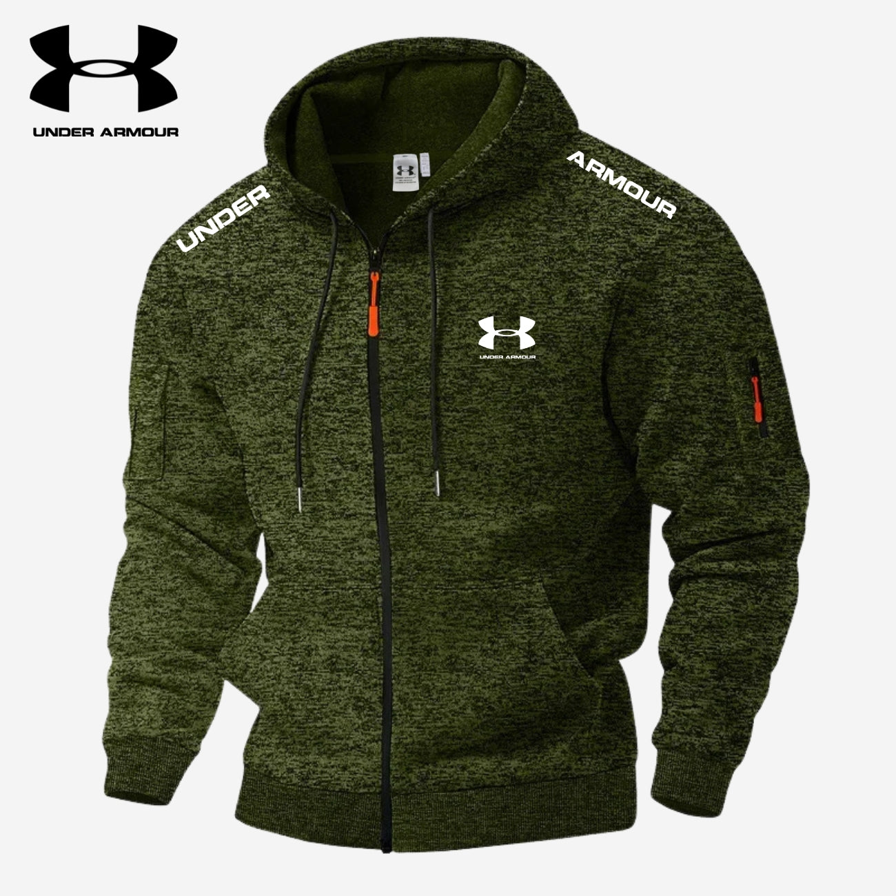 Felpa con cappuccio casual con zip || Svendita Totale