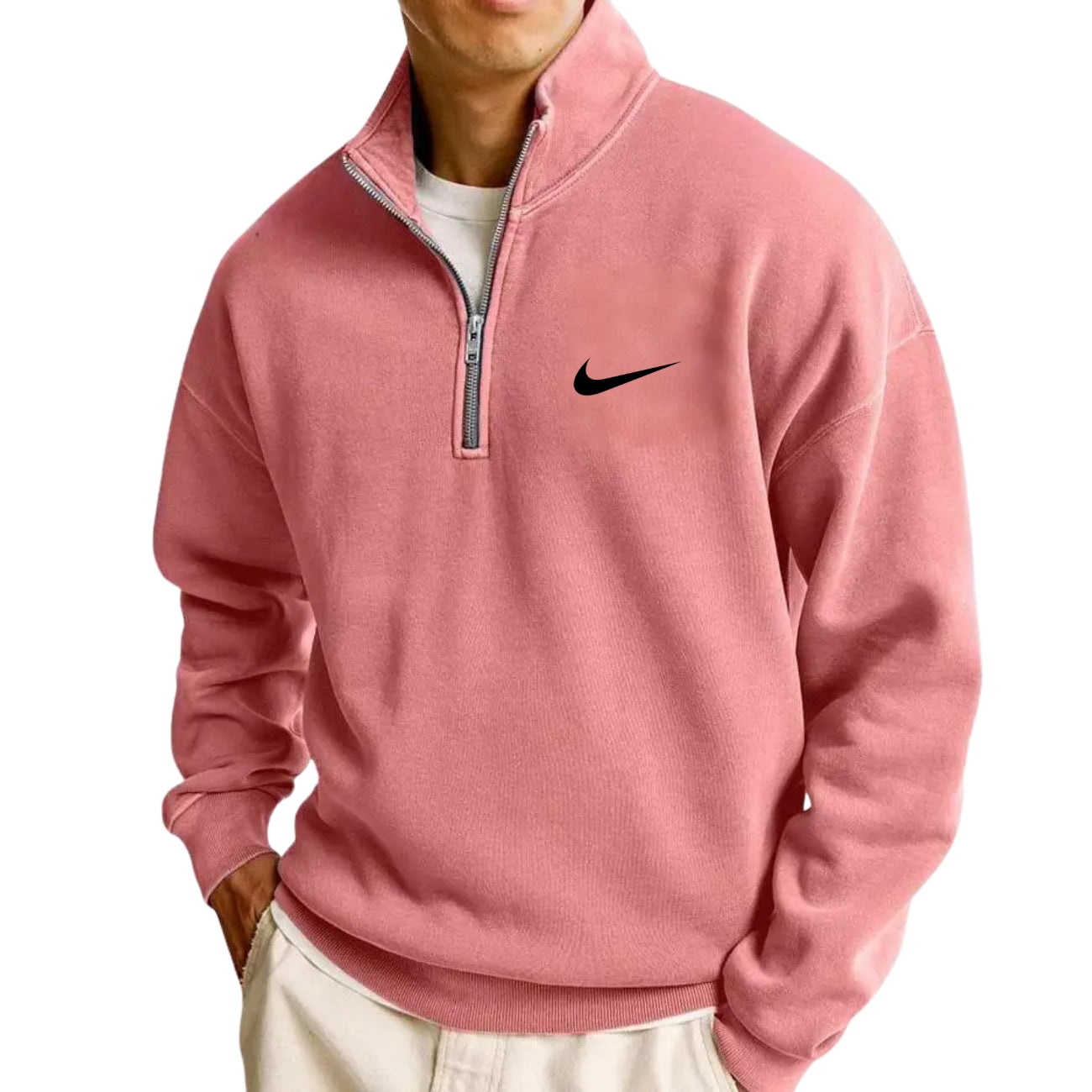 Felpa Casual con Mezza Cerniera - NUOVA COLLEZIONE