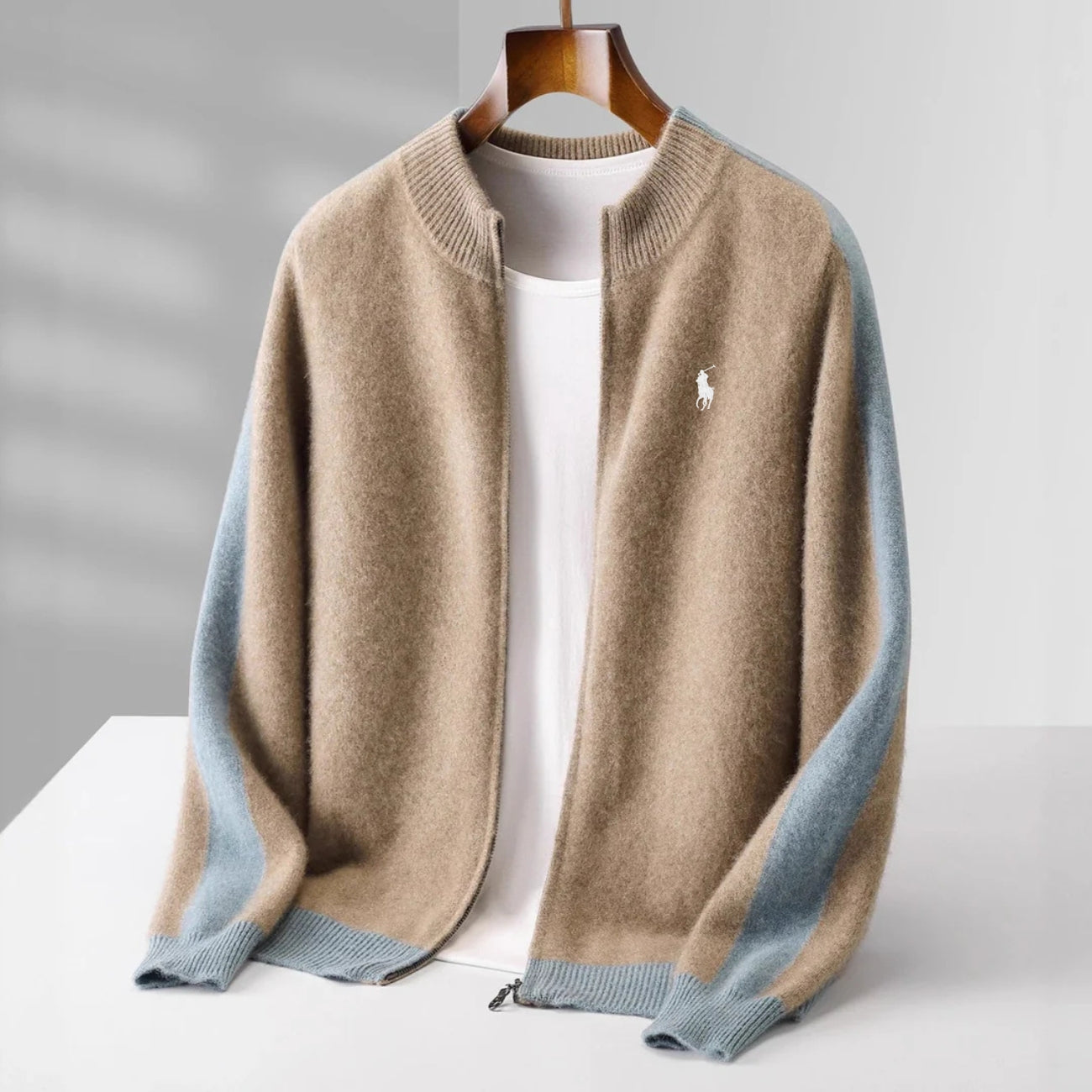 "100% Cashmere" Cardigan con Zip - SALDI DI LIQUIDAZIONE