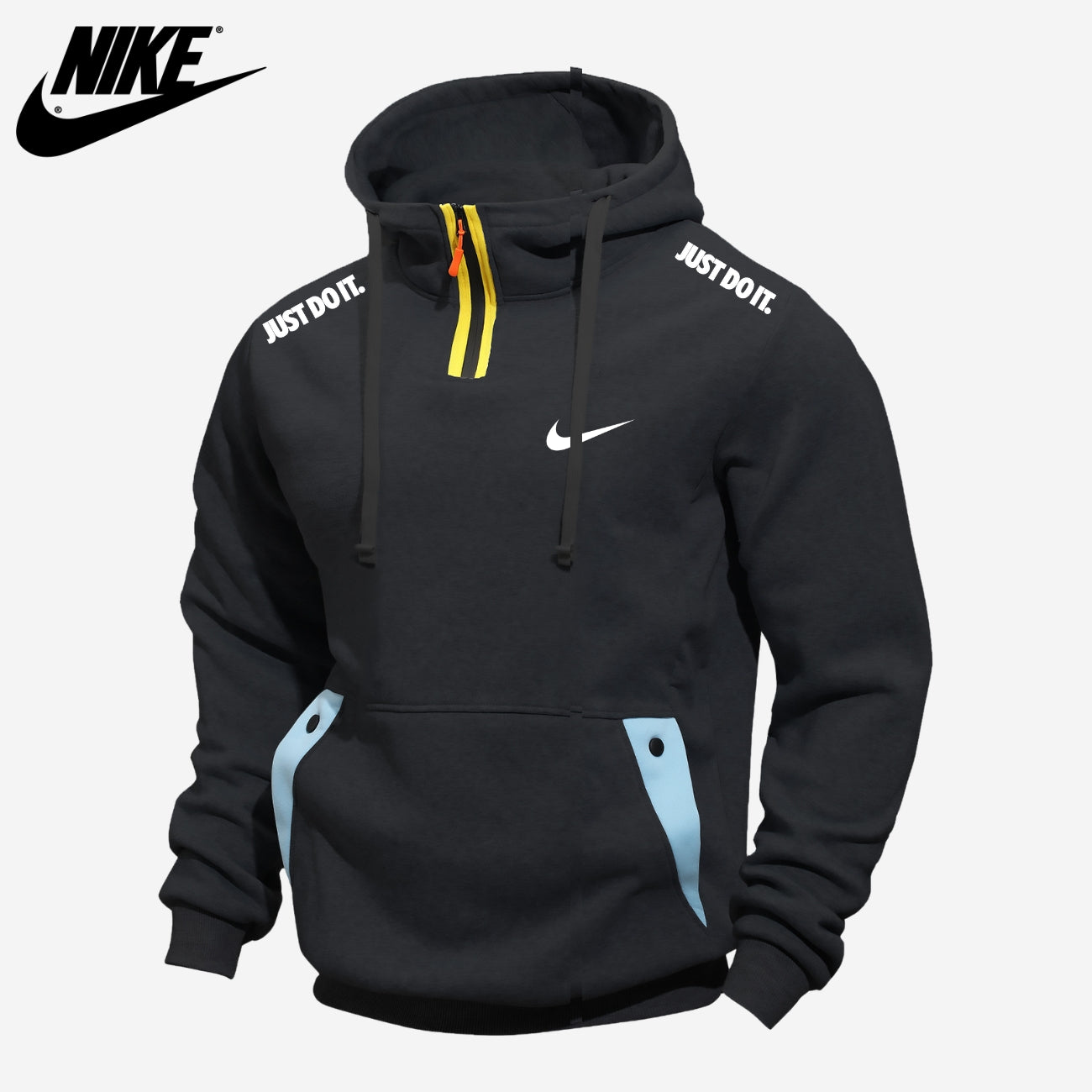 Felpa Casual con Mezza Zip || SALDI DI LIQUIDAZIONE