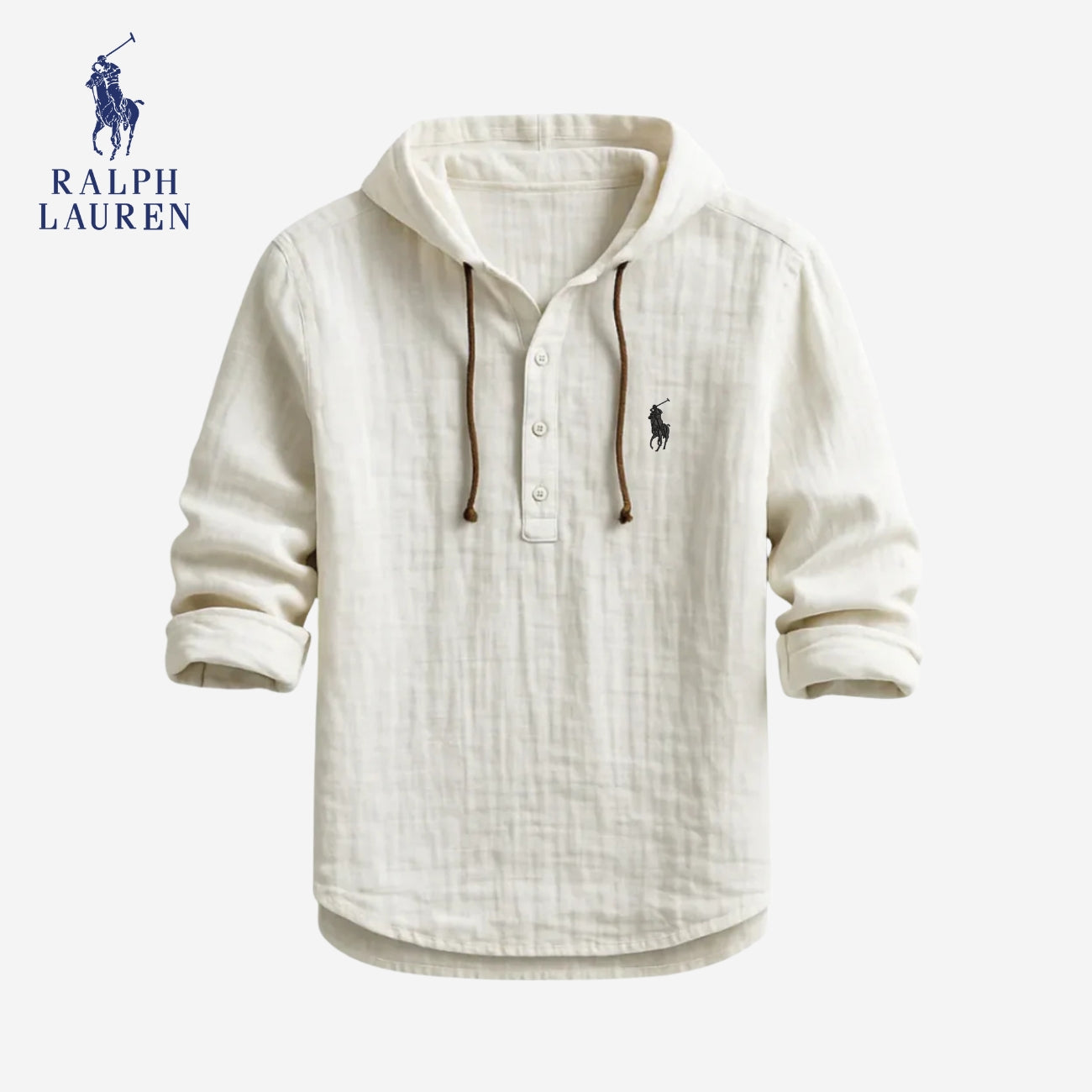 Felpa con cappuccio in lino || SVENDITA DI MAGAZZINO