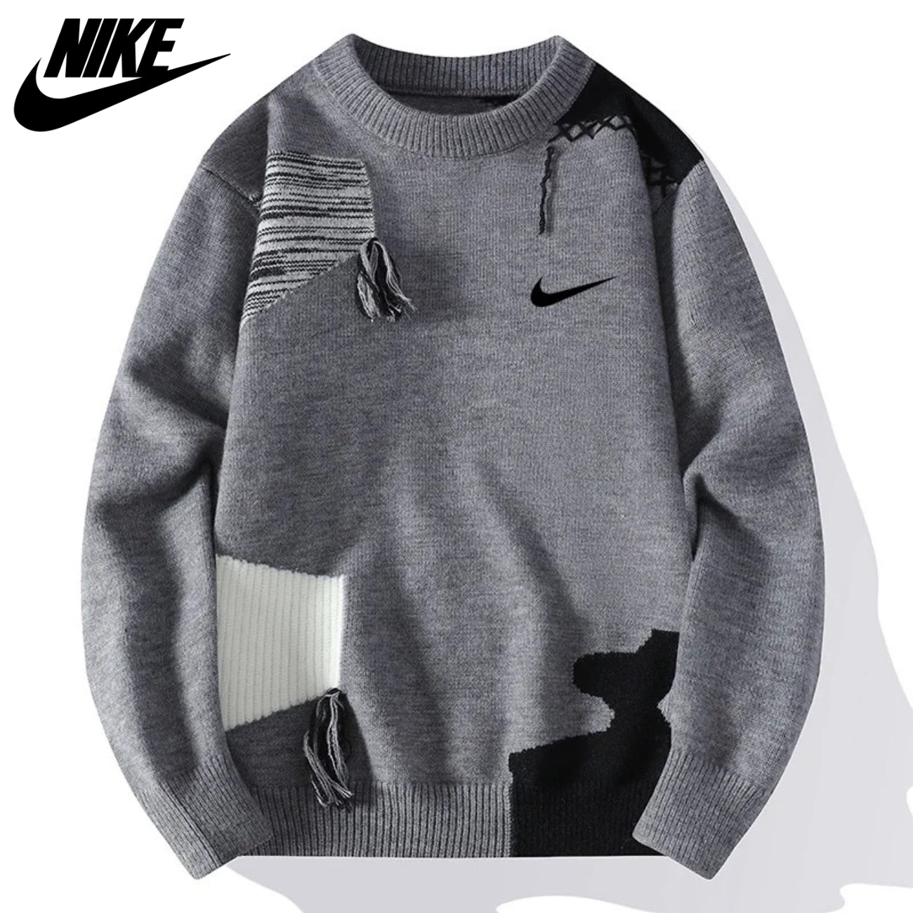 Maglione Patchwork Testurizzato || SALDI DI LIQUIDAZIONE