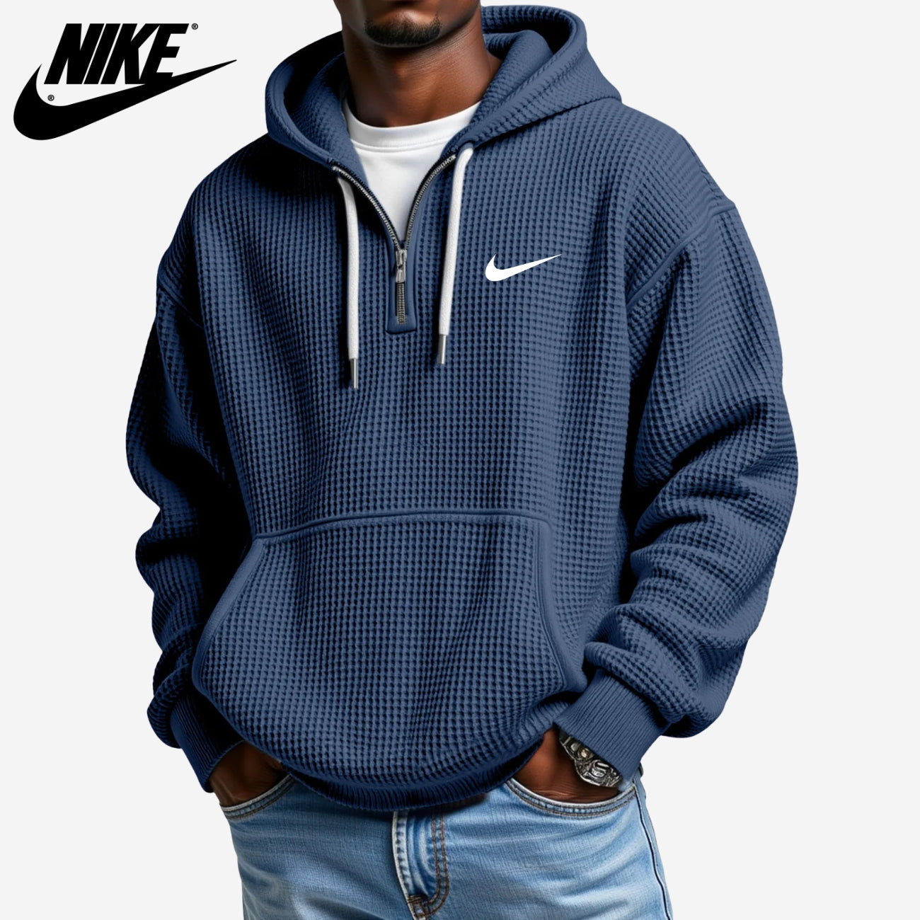 Felpa con Cappuccio Testurizzata || SALDI DI LIQUIDAZIONE