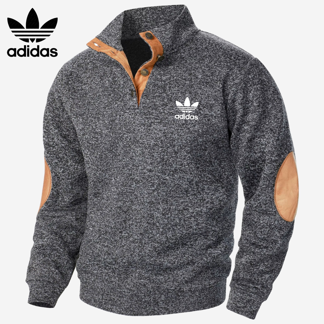 Felpa con Mezza Abbottonatura || SALDI