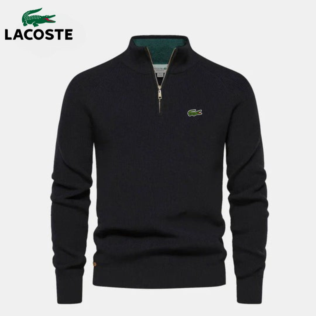 Maglione con mezza zip