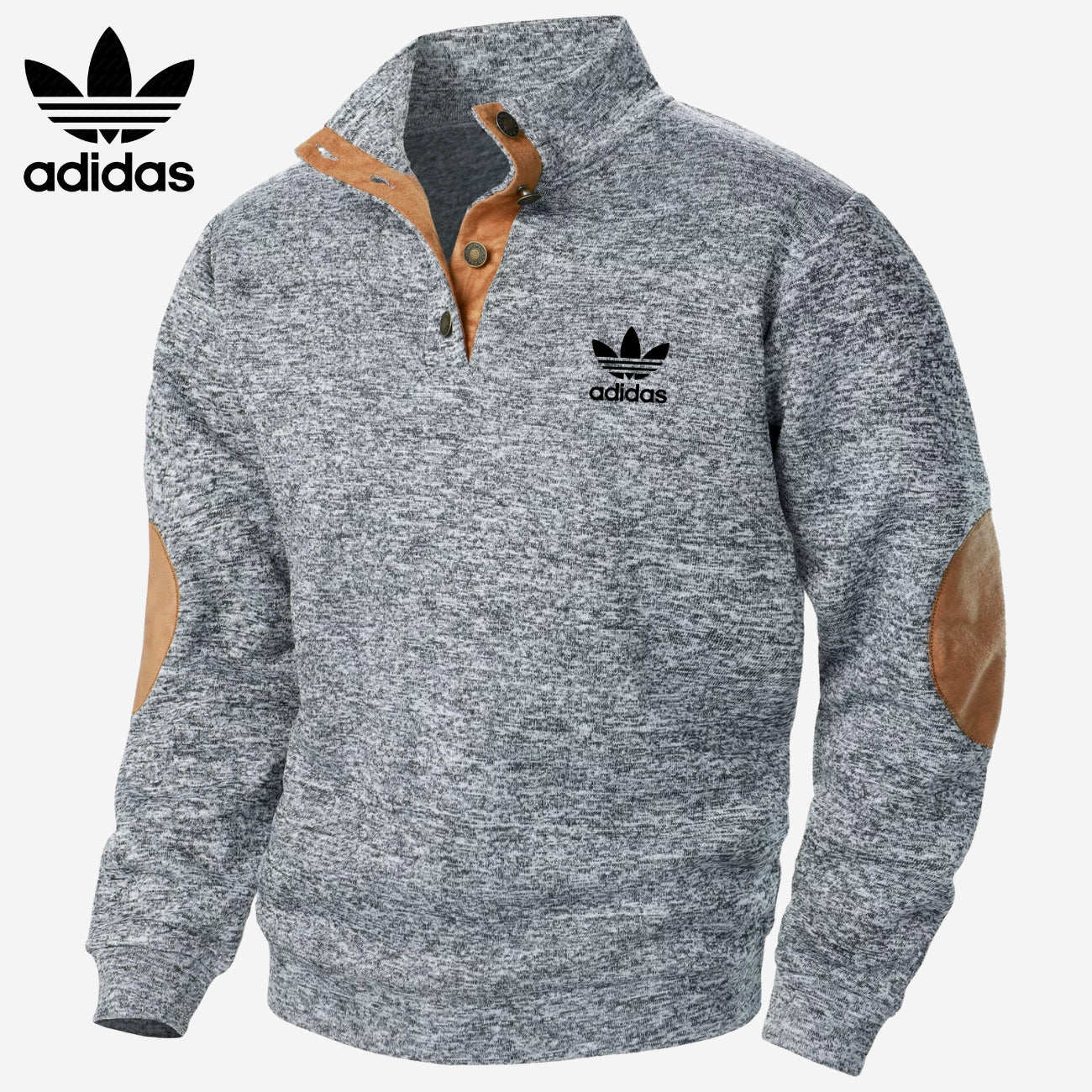 Felpa con Mezza Abbottonatura || SALDI