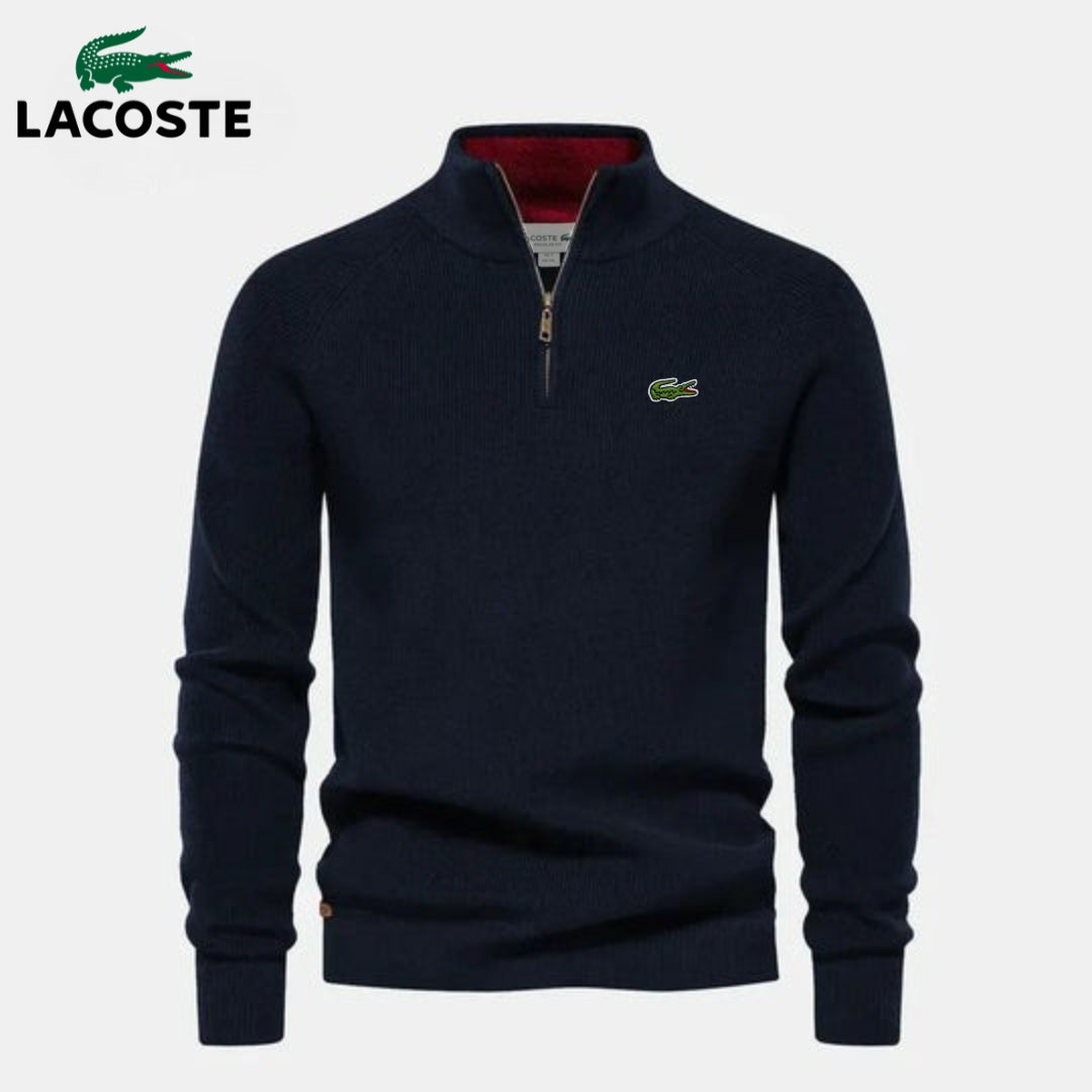 Maglione con mezza zip