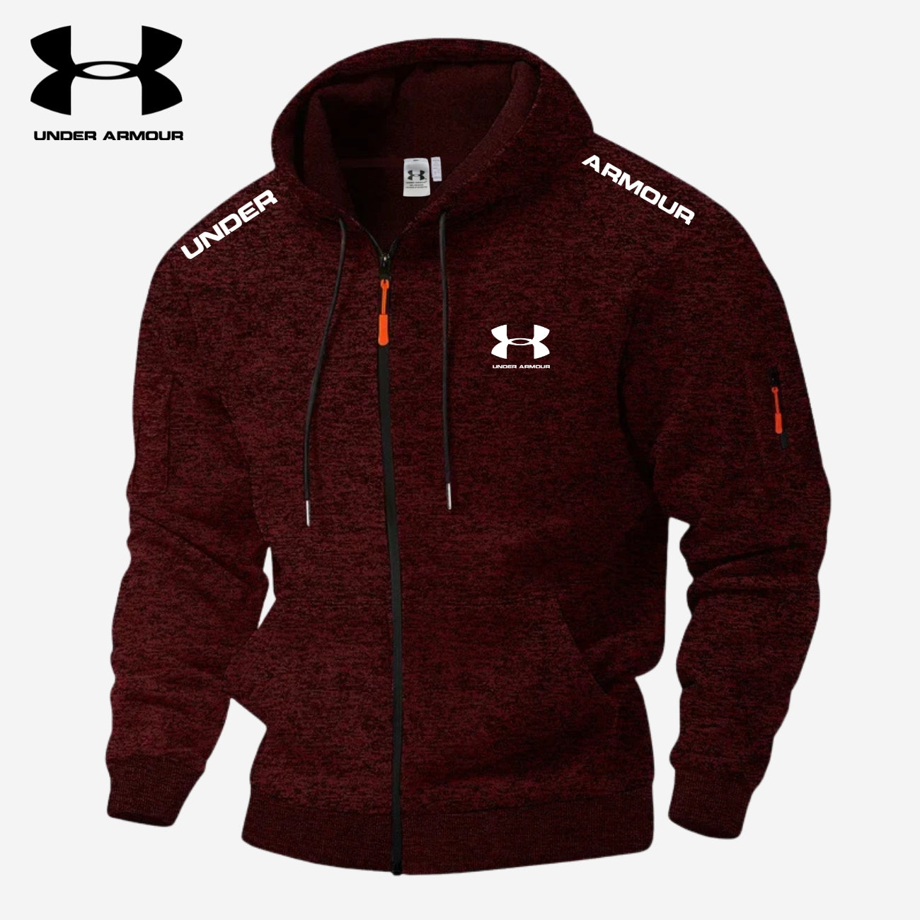 Felpa con cappuccio casual con zip || Svendita Totale