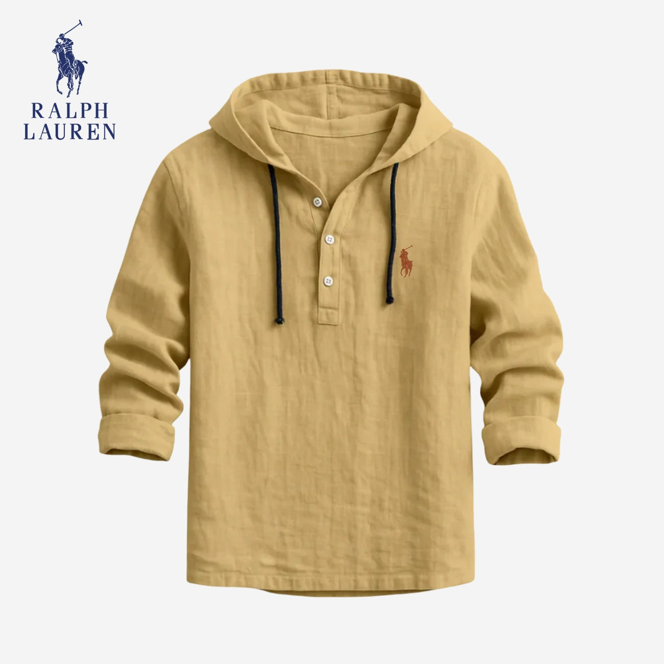 Felpa con cappuccio in lino || SVENDITA DI MAGAZZINO