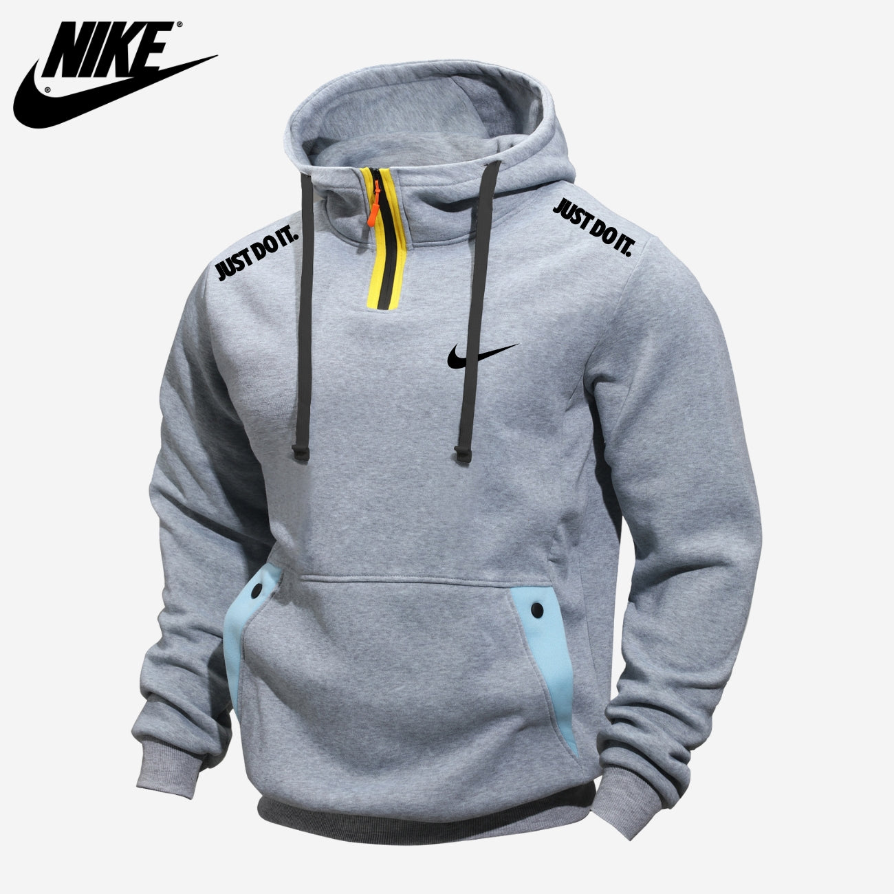 Felpa Casual con Mezza Zip || SALDI DI LIQUIDAZIONE