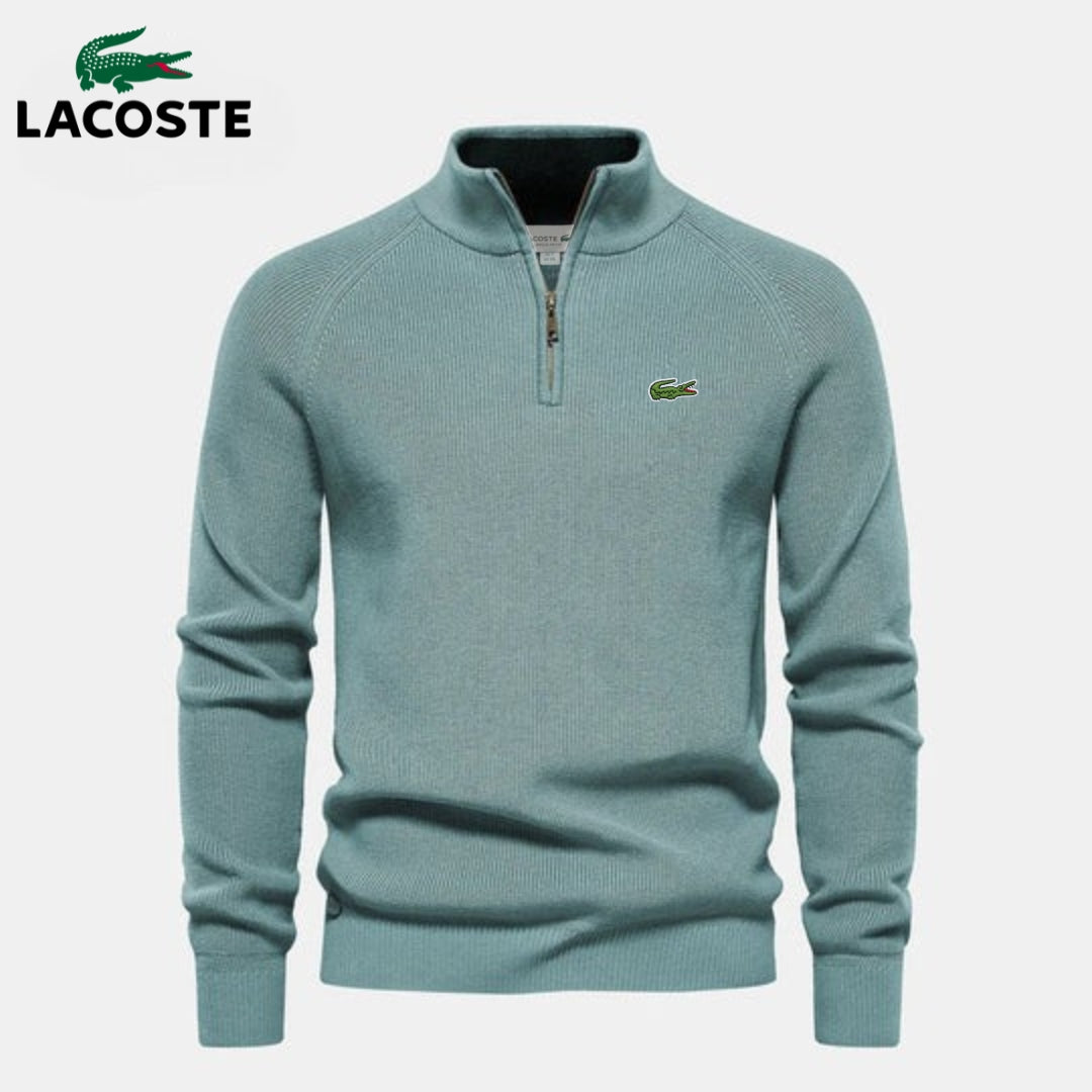 Maglione con mezza zip